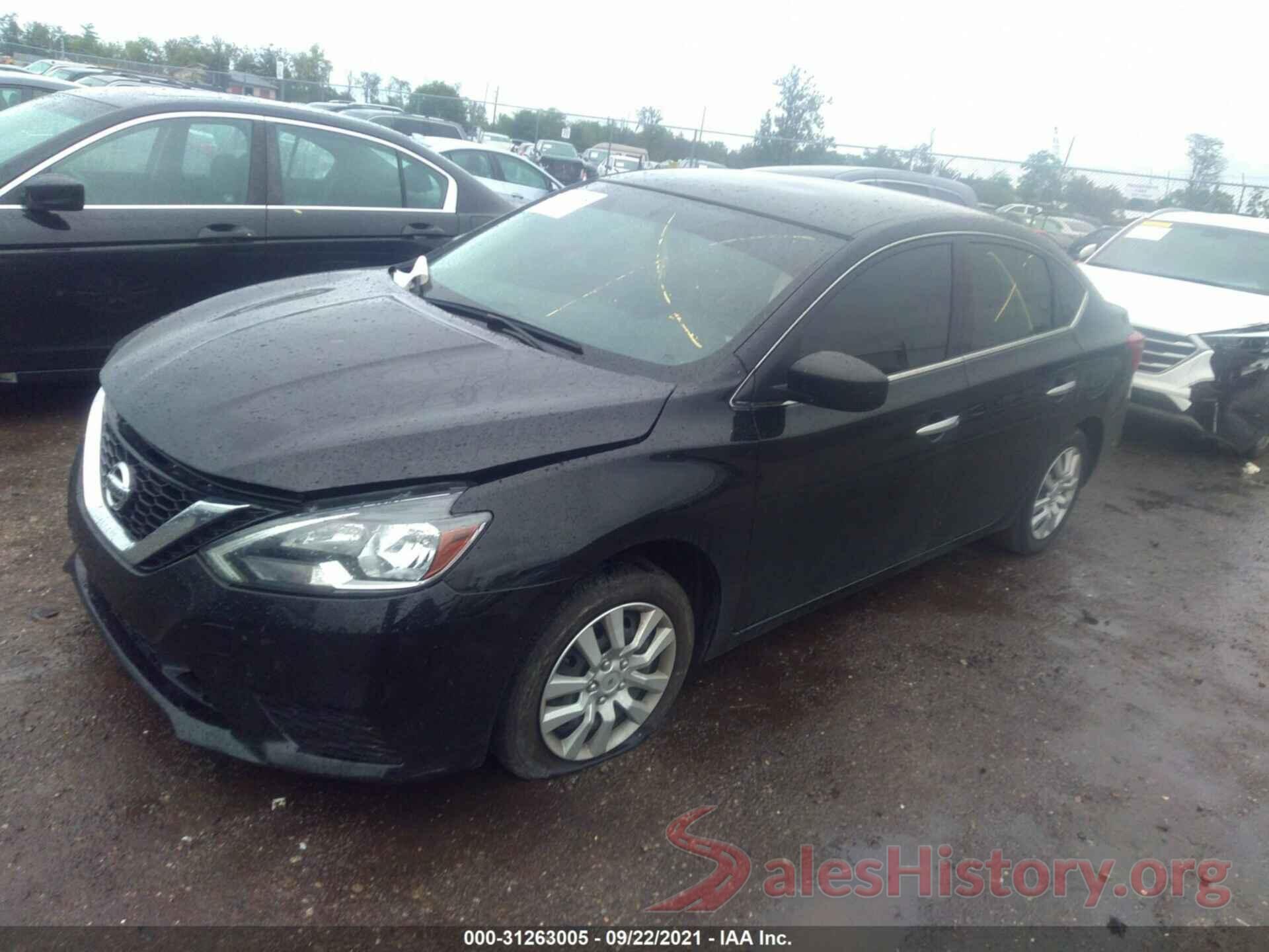 3N1AB7AP0KY444607 2019 NISSAN SENTRA