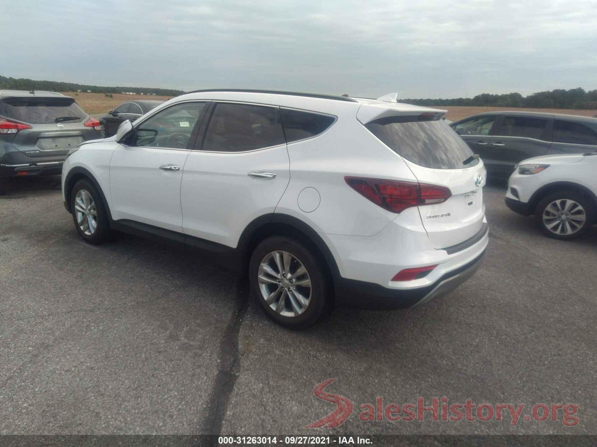 5XYZUDLA8HG484190 2017 HYUNDAI SANTA FE SPORT