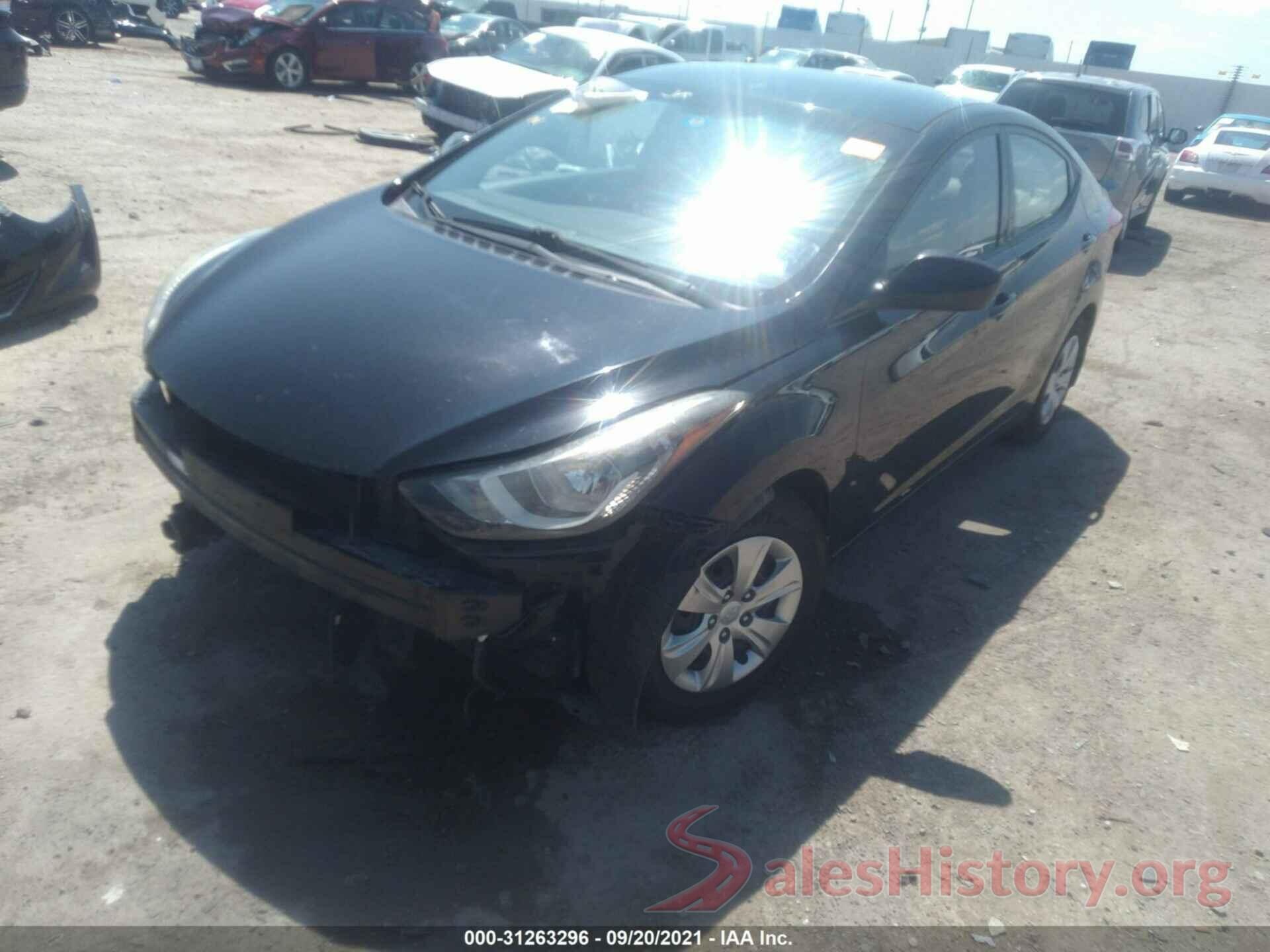 5NPDH4AE3GH718795 2016 HYUNDAI ELANTRA