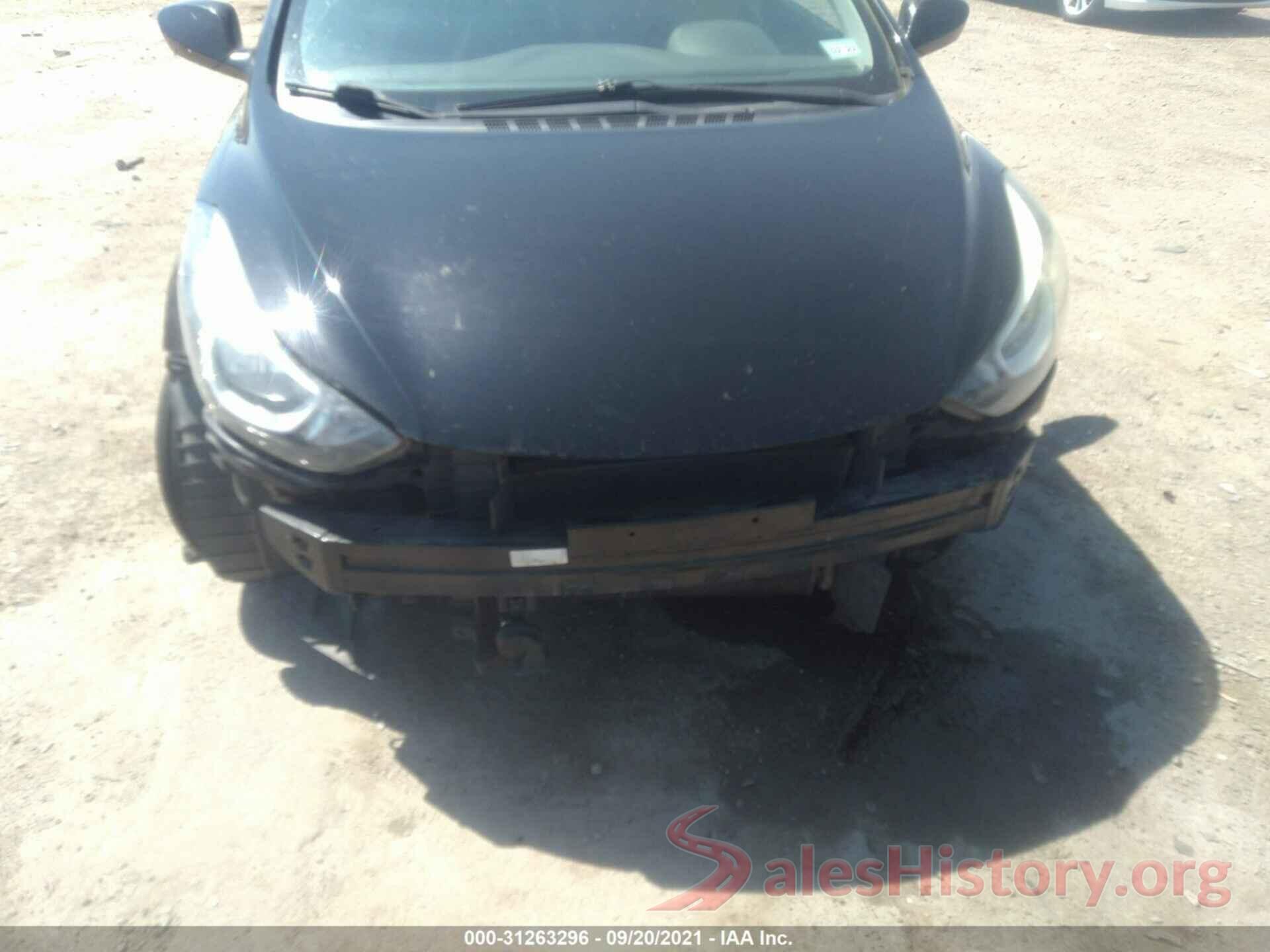 5NPDH4AE3GH718795 2016 HYUNDAI ELANTRA