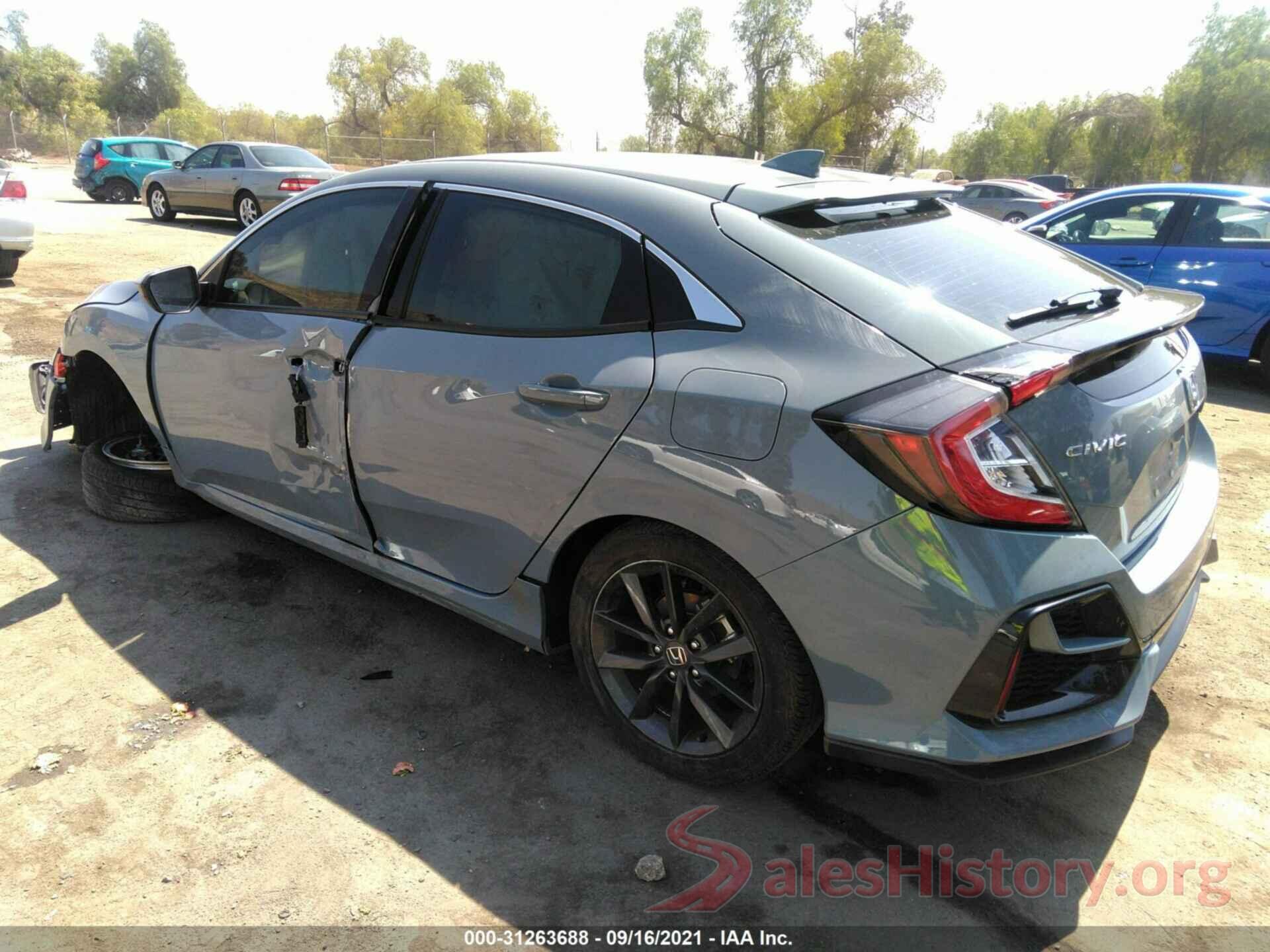 SHHFK7H68LU421667 2020 HONDA CIVIC HATCHBACK