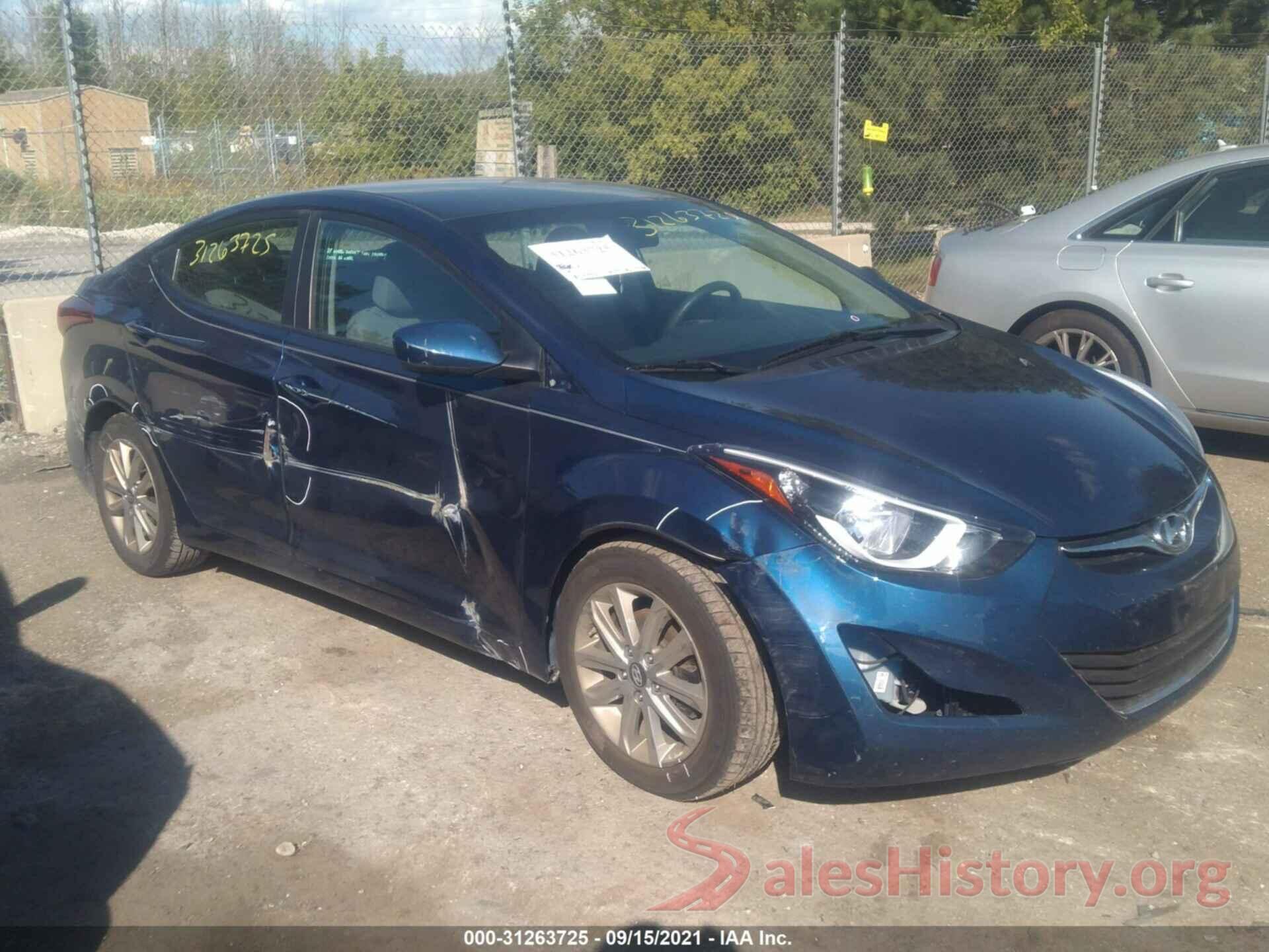 5NPDH4AE1GH770152 2016 HYUNDAI ELANTRA