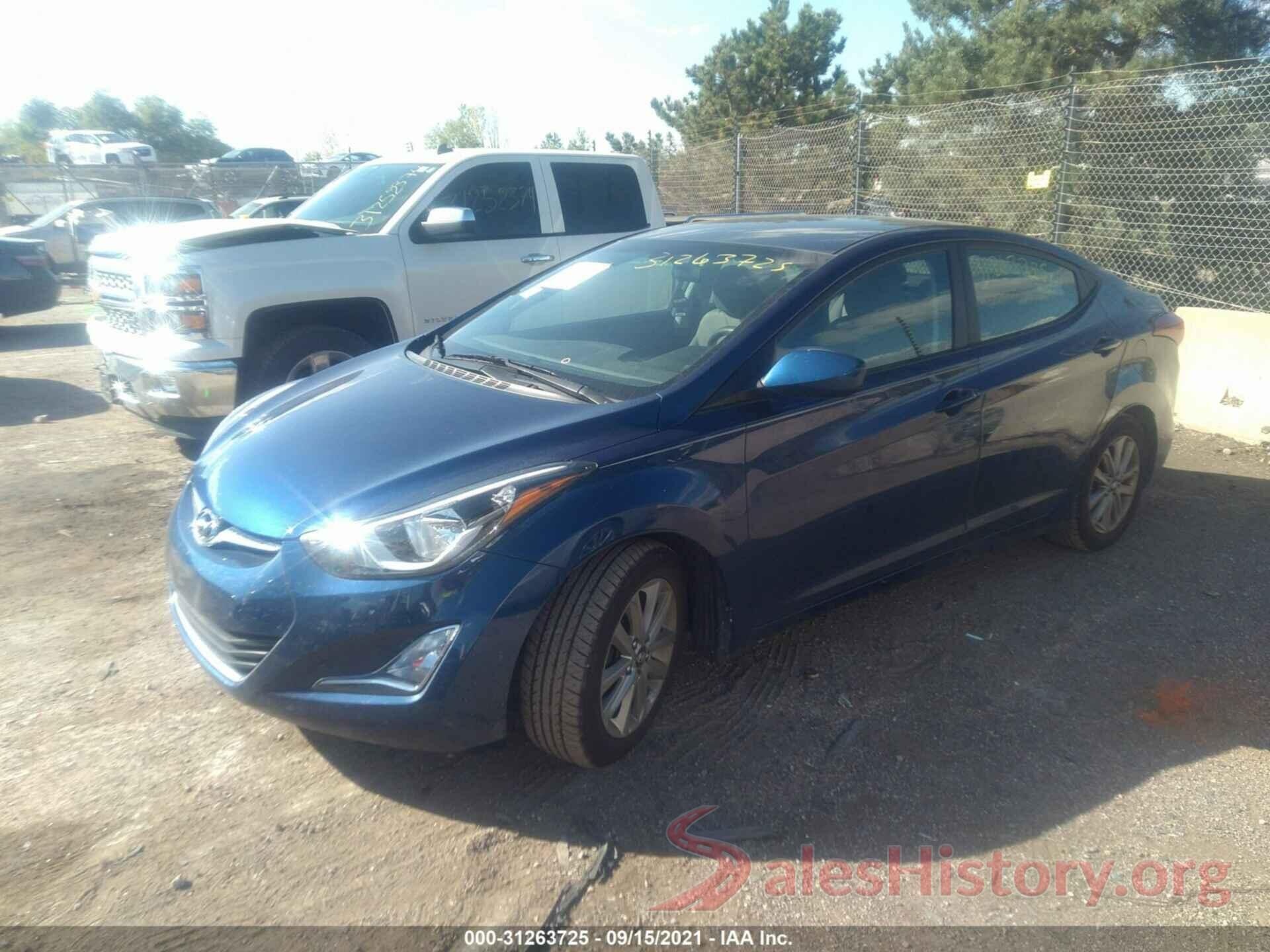 5NPDH4AE1GH770152 2016 HYUNDAI ELANTRA