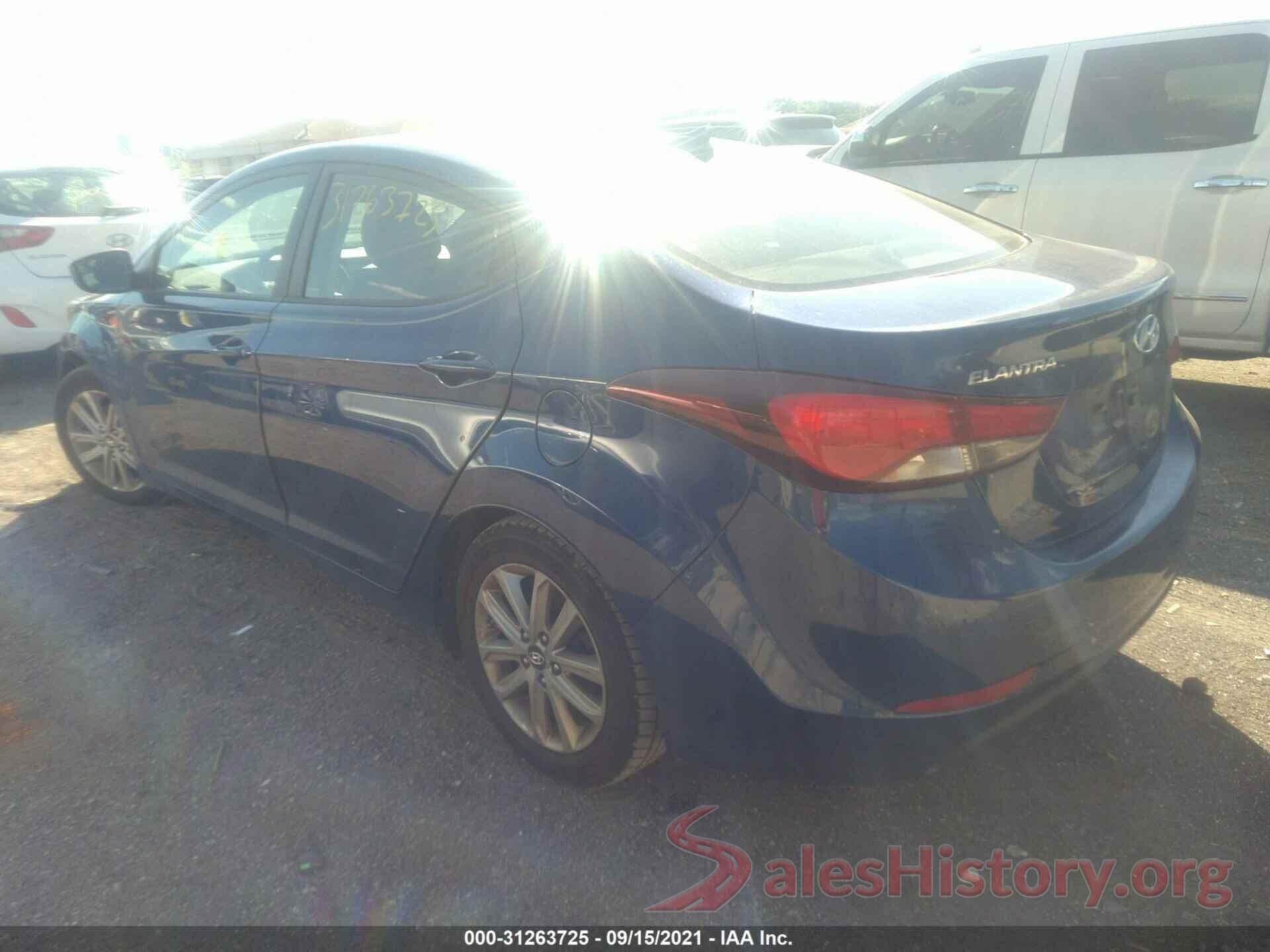 5NPDH4AE1GH770152 2016 HYUNDAI ELANTRA