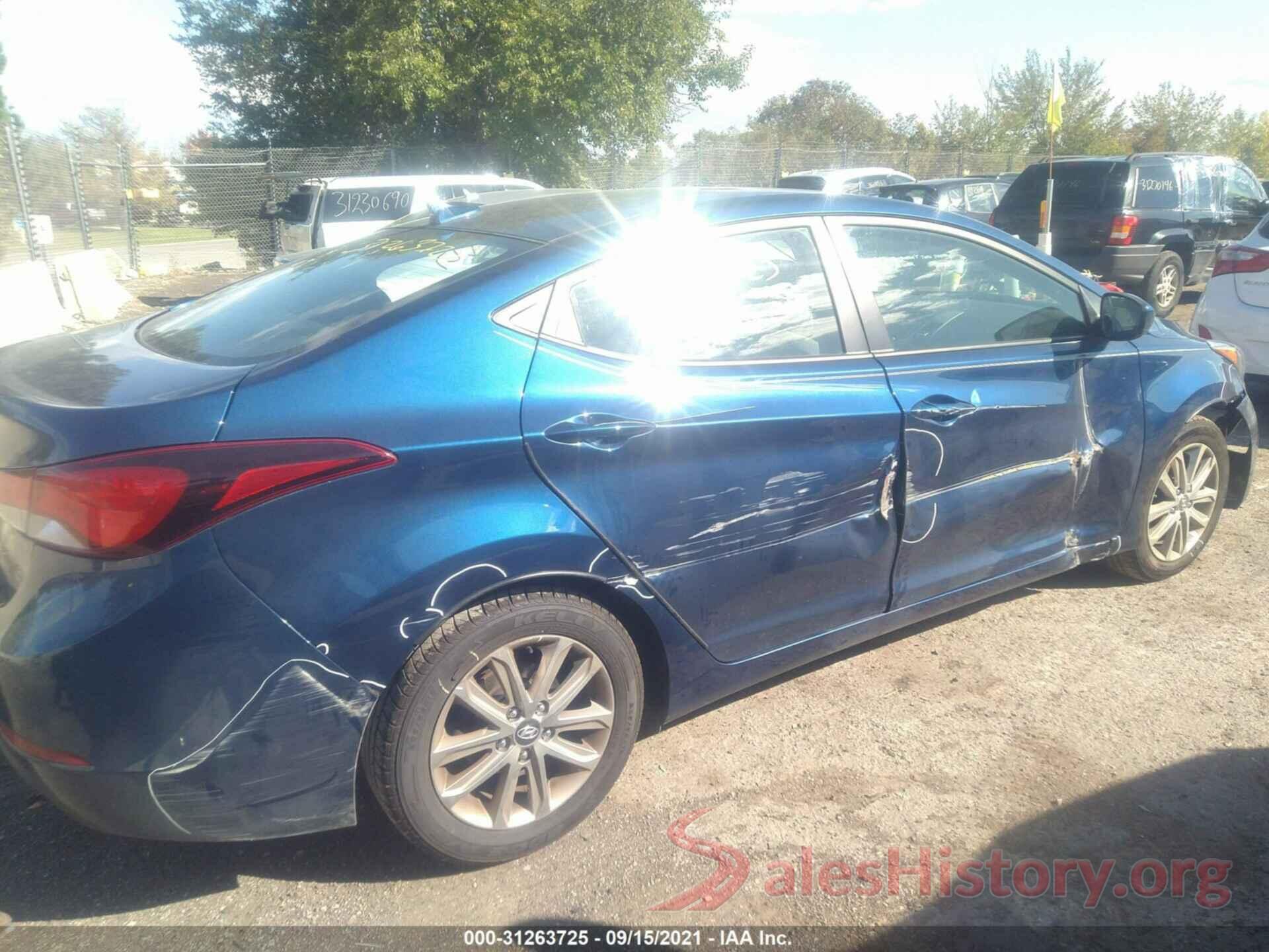 5NPDH4AE1GH770152 2016 HYUNDAI ELANTRA