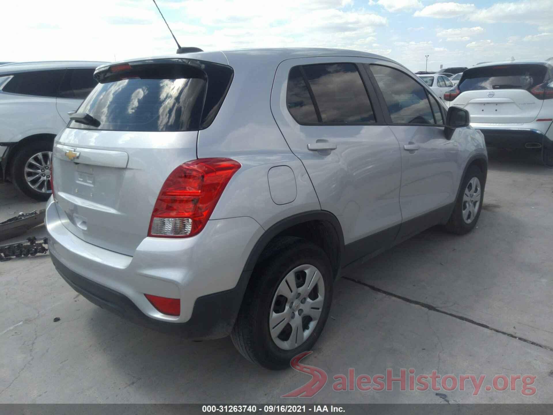 3GNCJKSB8HL205351 2017 CHEVROLET TRAX