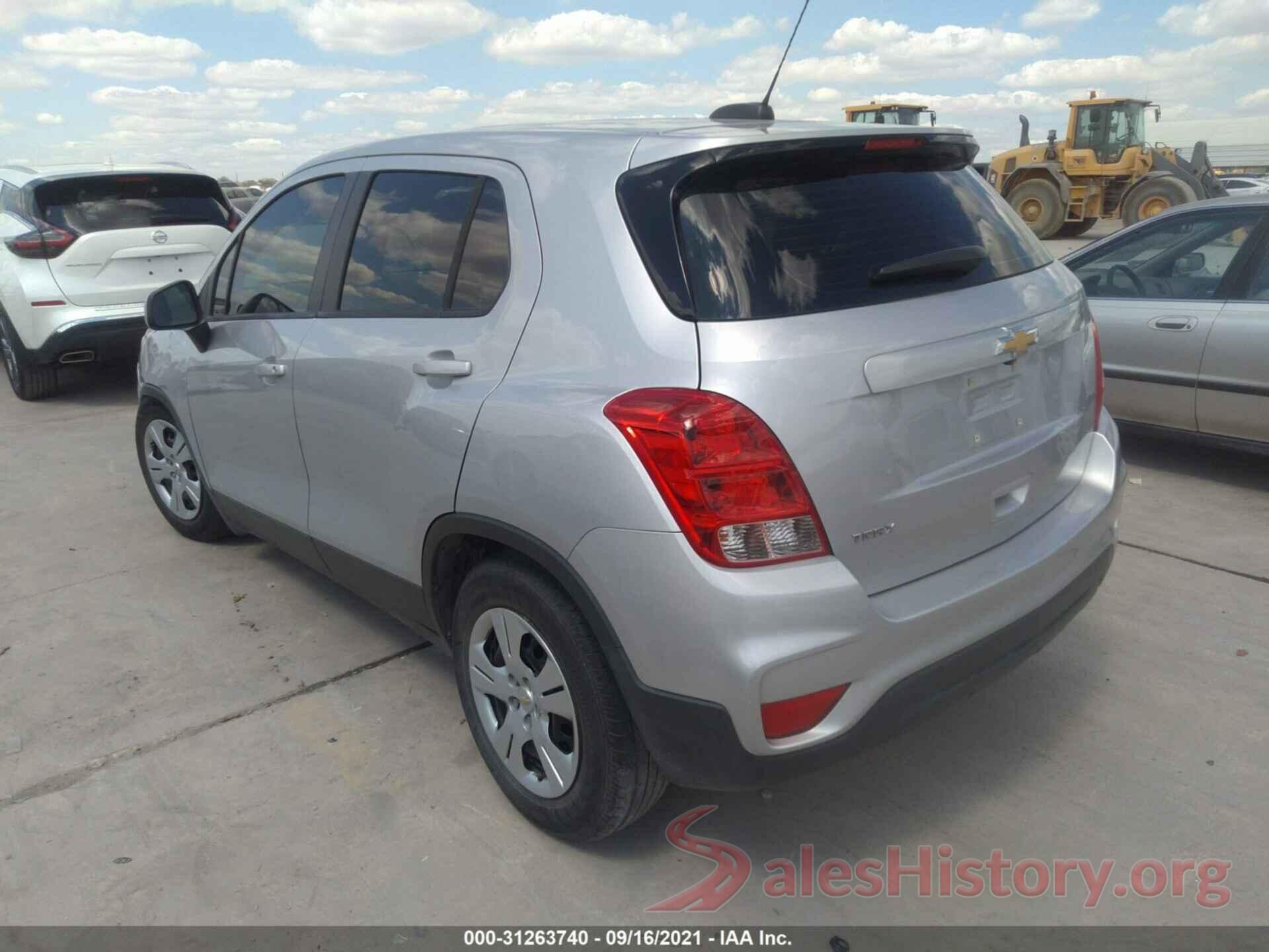 3GNCJKSB8HL205351 2017 CHEVROLET TRAX