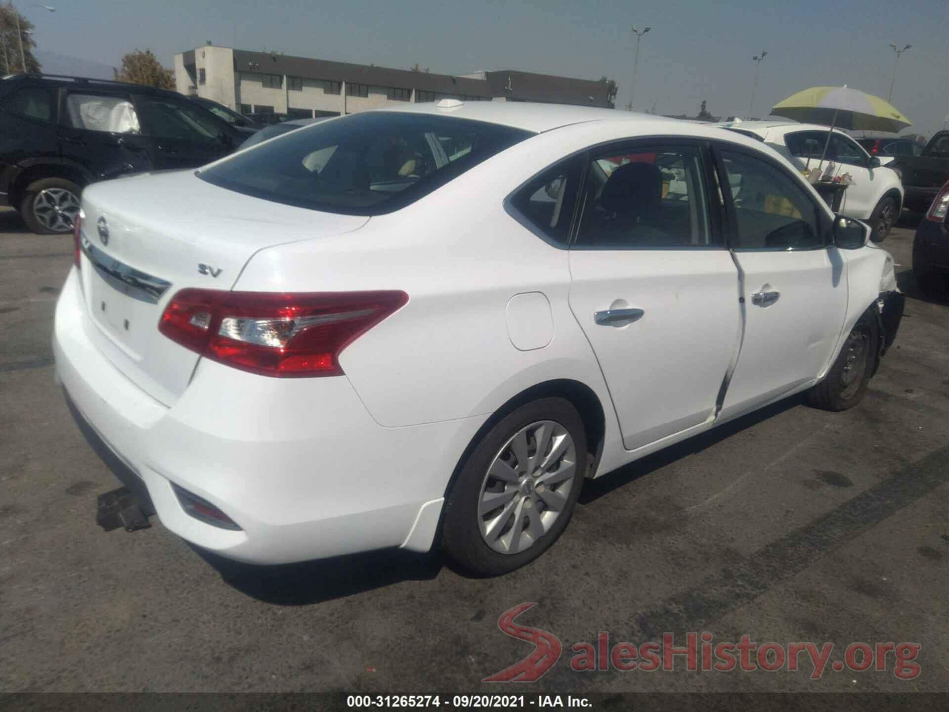 3N1AB7AP4GY260195 2016 NISSAN SENTRA