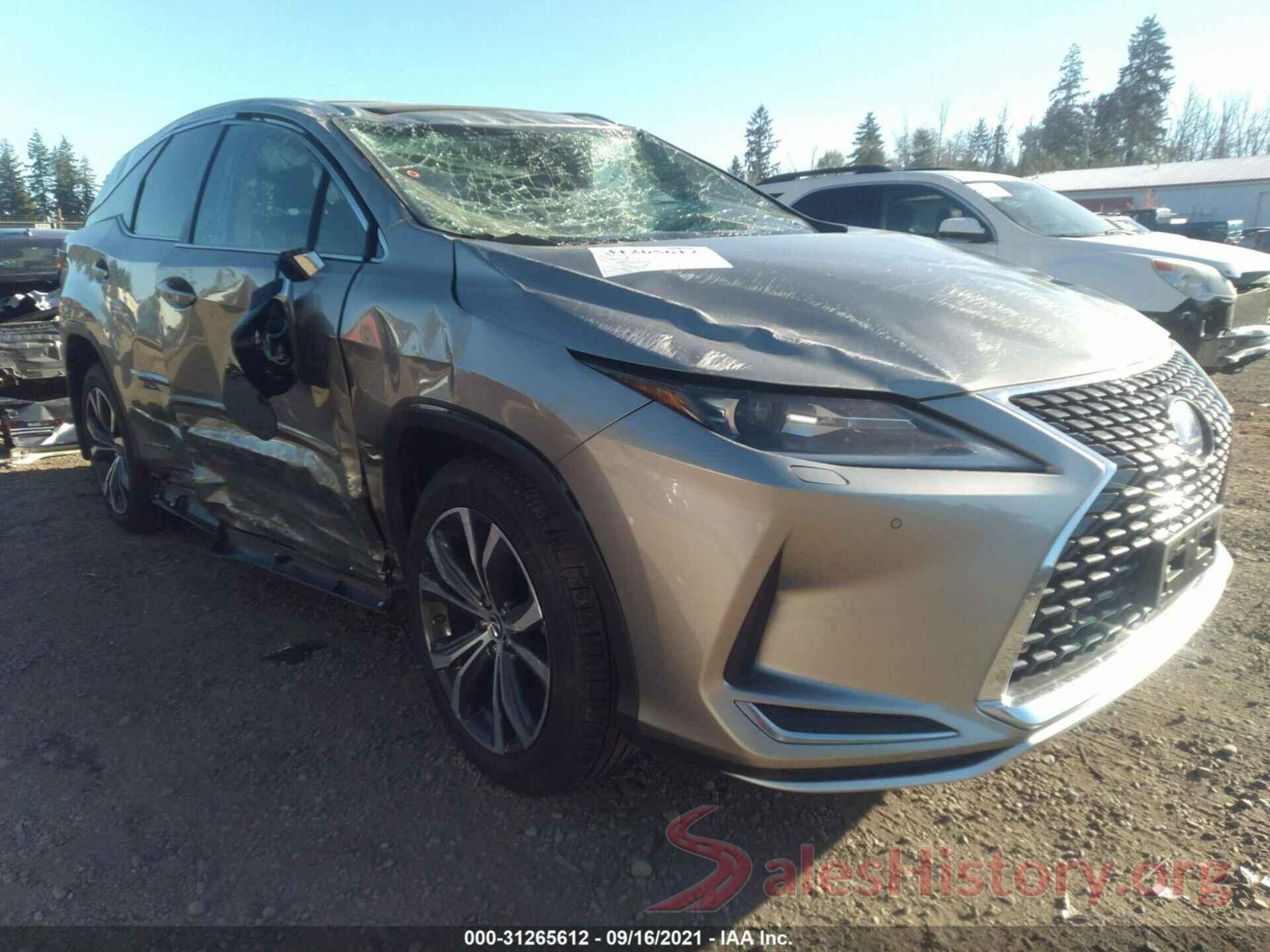 JTJHGKFA8L2015314 2020 LEXUS RX