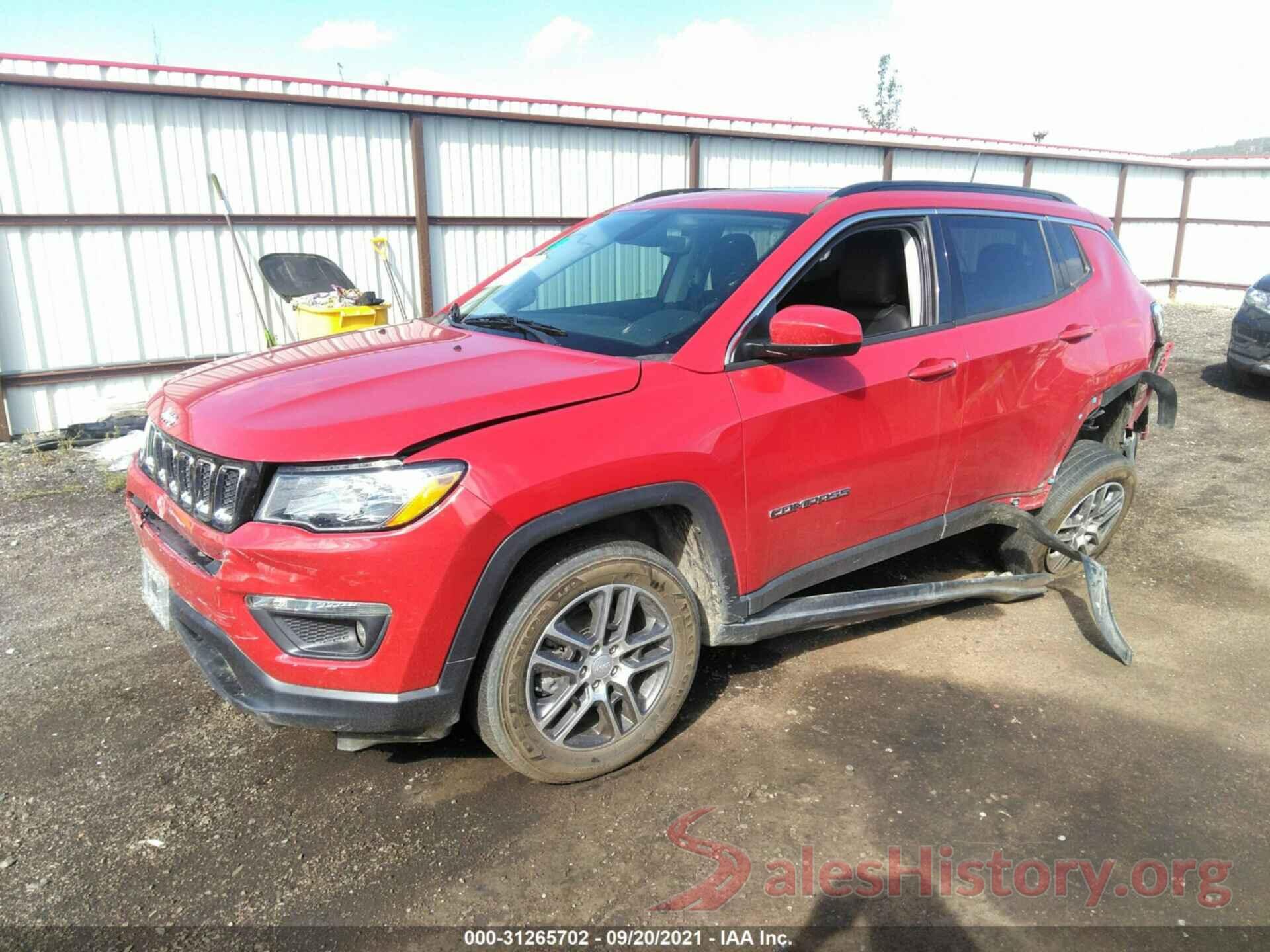 3C4NJCBB5LT144461 2020 JEEP COMPASS