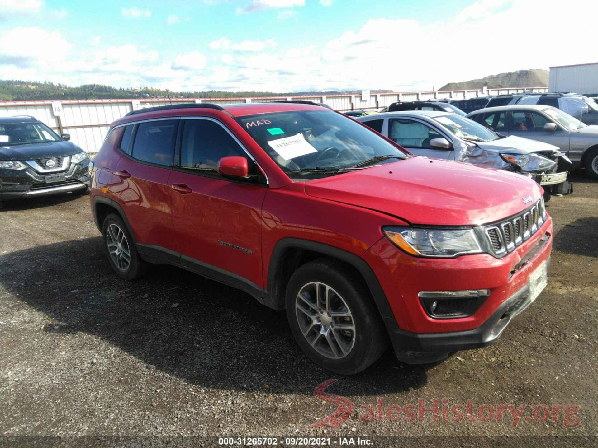 3C4NJCBB5LT144461 2020 JEEP COMPASS