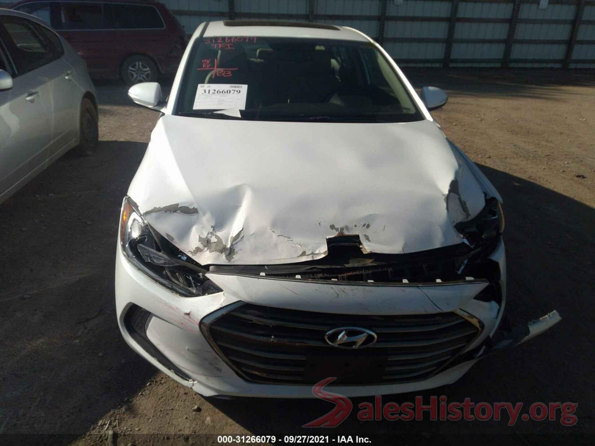 5NPD84LF2HH006477 2017 HYUNDAI ELANTRA