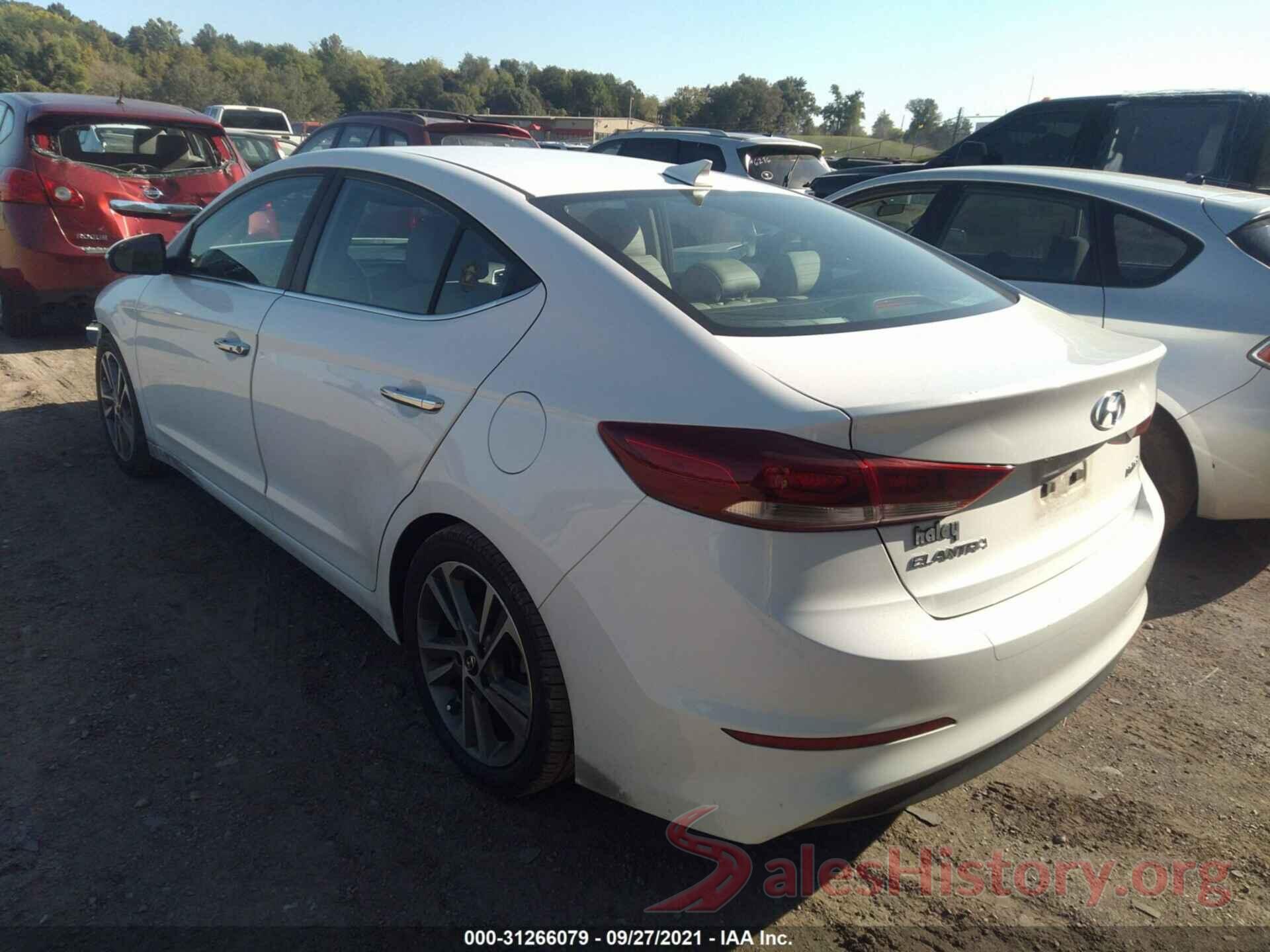 5NPD84LF2HH006477 2017 HYUNDAI ELANTRA