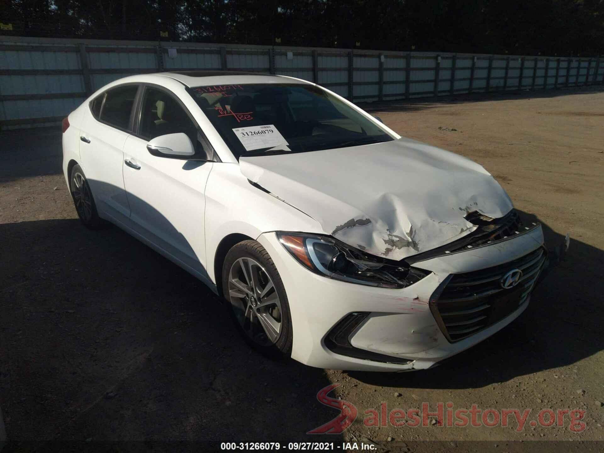 5NPD84LF2HH006477 2017 HYUNDAI ELANTRA