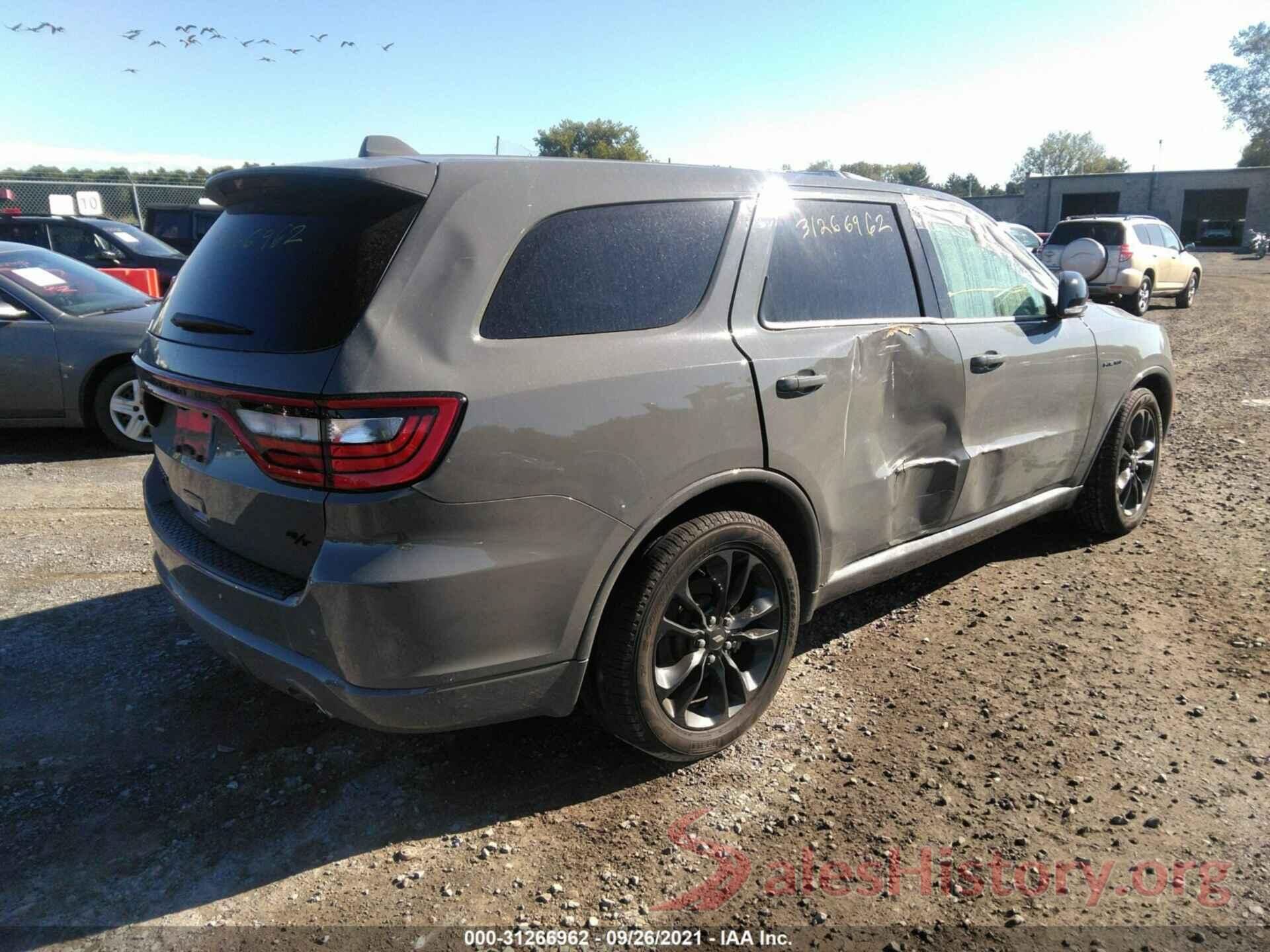 1C4SDJCT4MC522949 2021 DODGE DURANGO