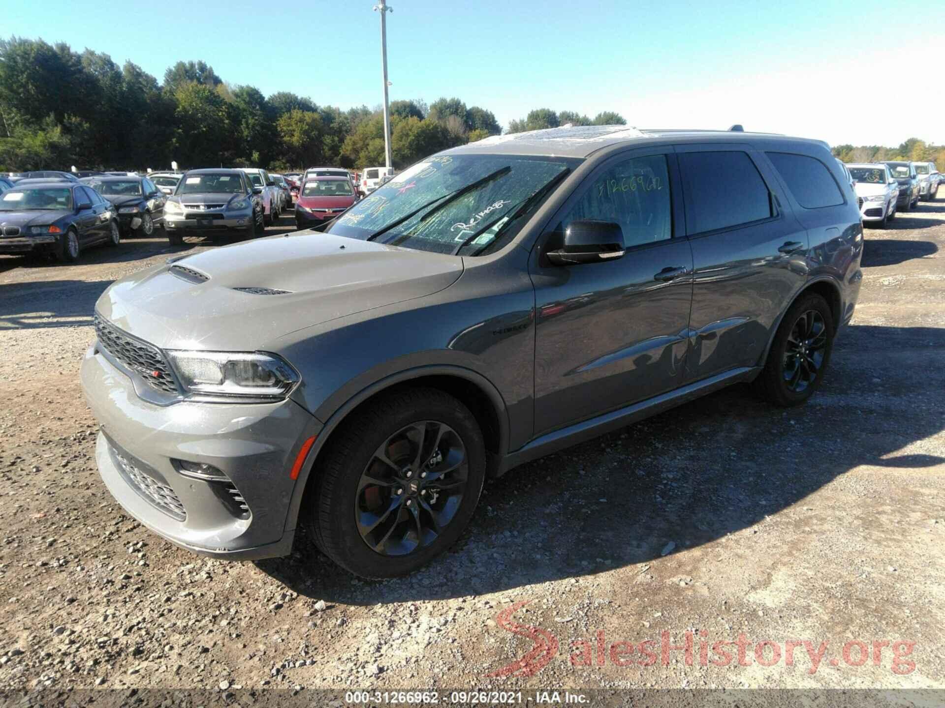 1C4SDJCT4MC522949 2021 DODGE DURANGO