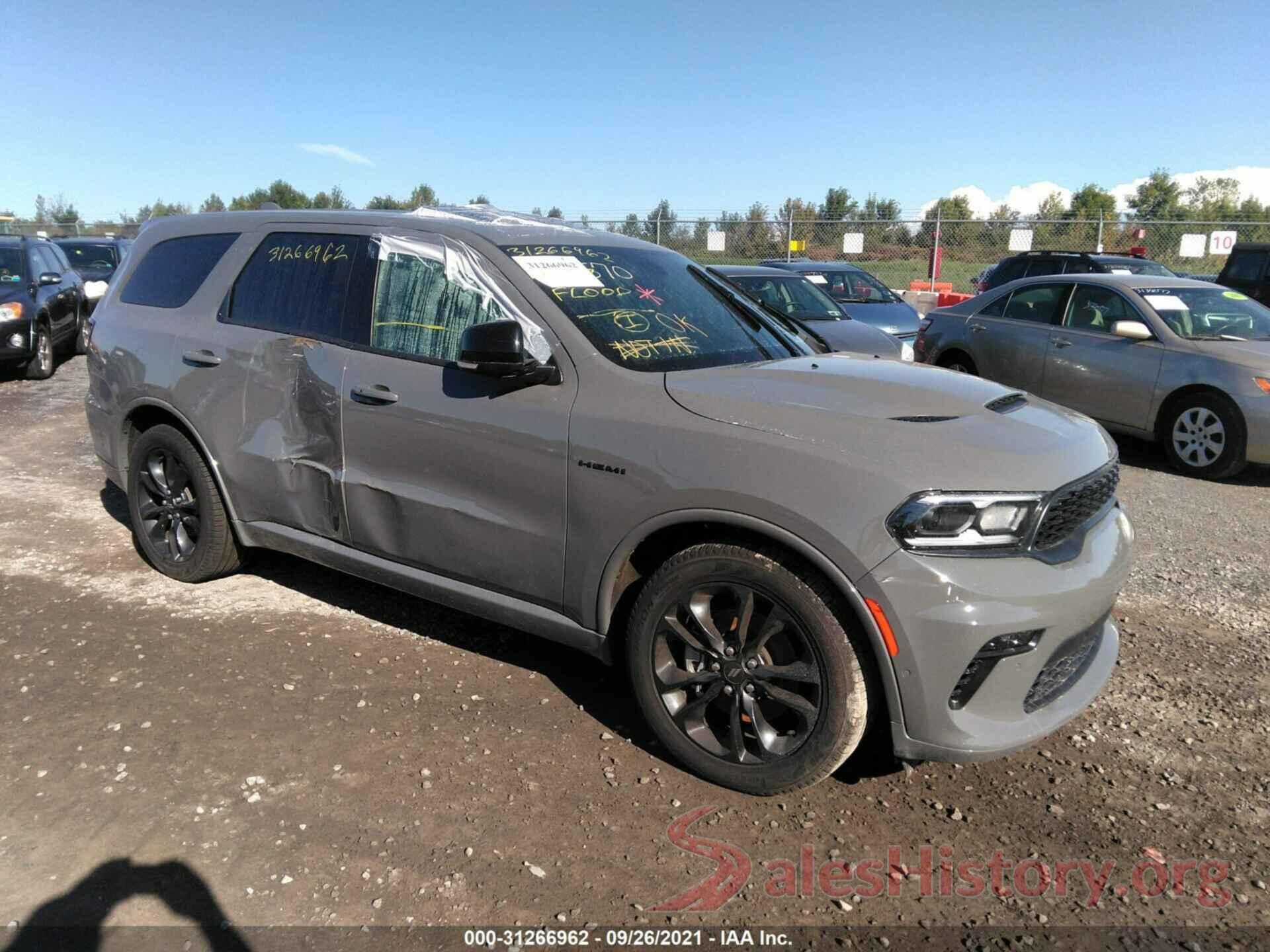 1C4SDJCT4MC522949 2021 DODGE DURANGO