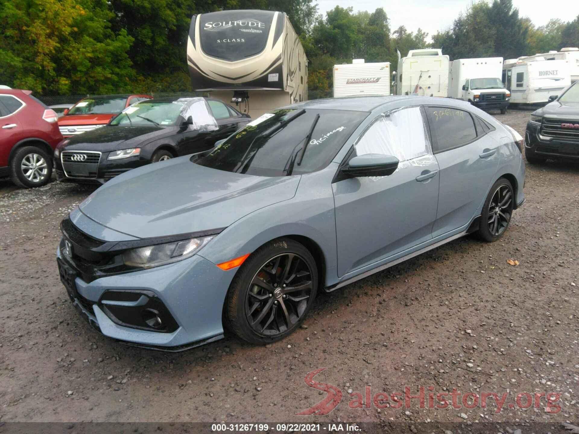 SHHFK7G48MU216285 2021 HONDA CIVIC HATCHBACK