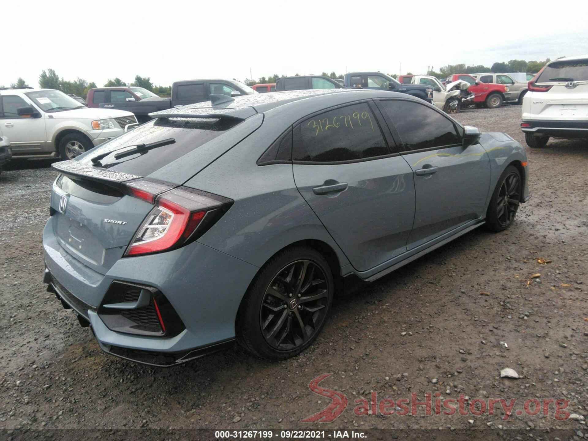 SHHFK7G48MU216285 2021 HONDA CIVIC HATCHBACK