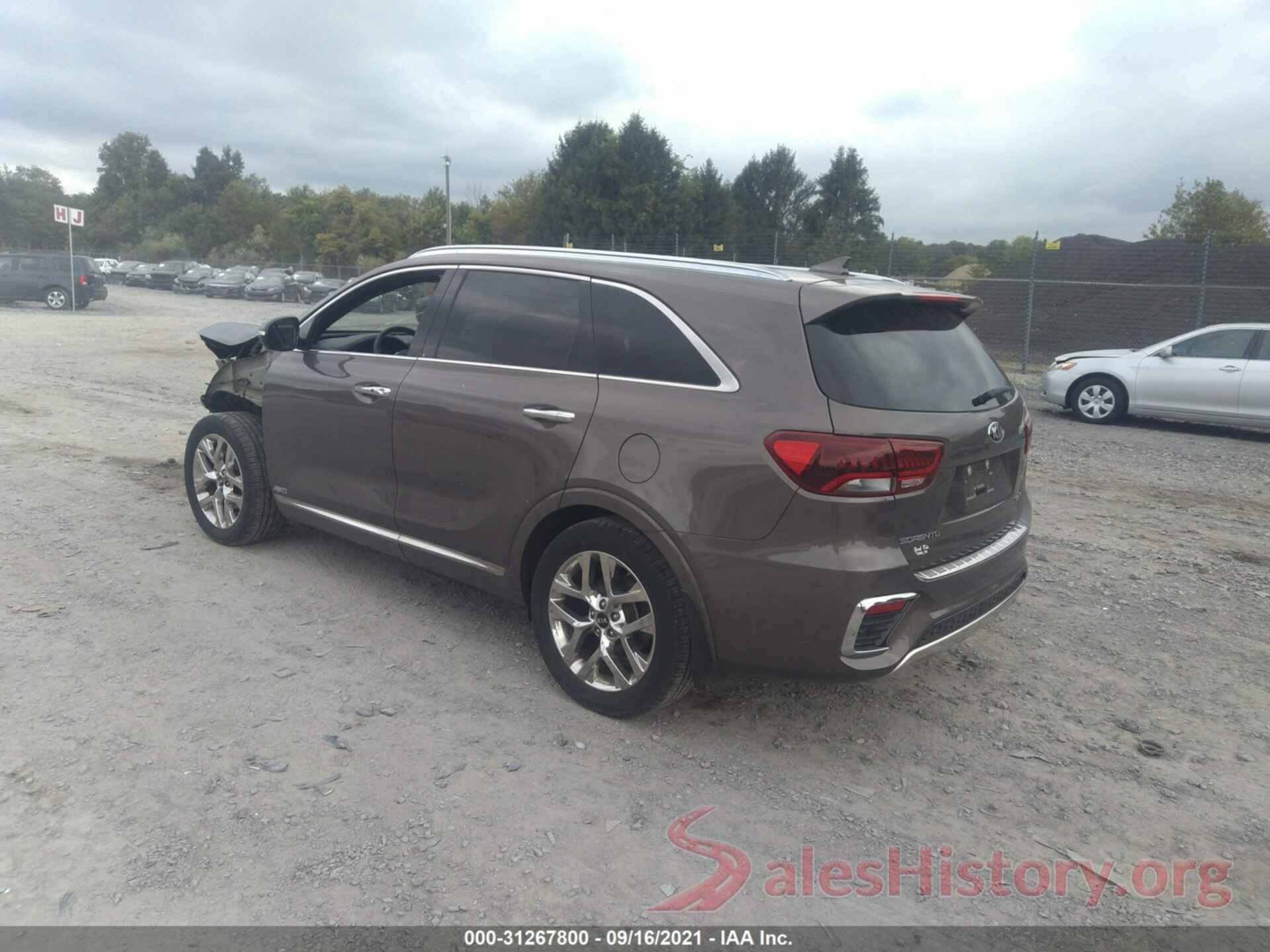 5XYPKDA55KG478745 2019 KIA SORENTO