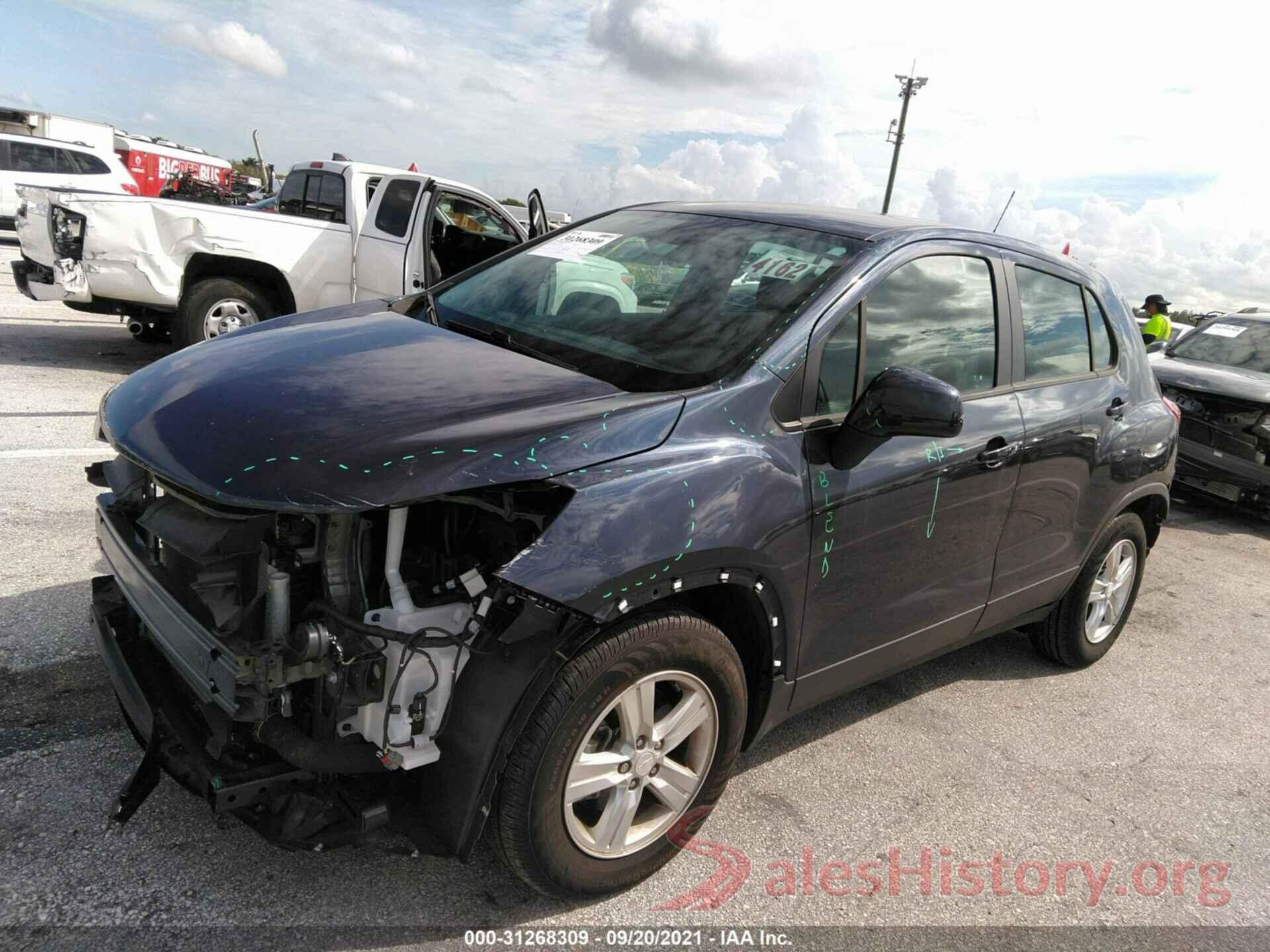 3GNCJKSB0KL302597 2019 CHEVROLET TRAX