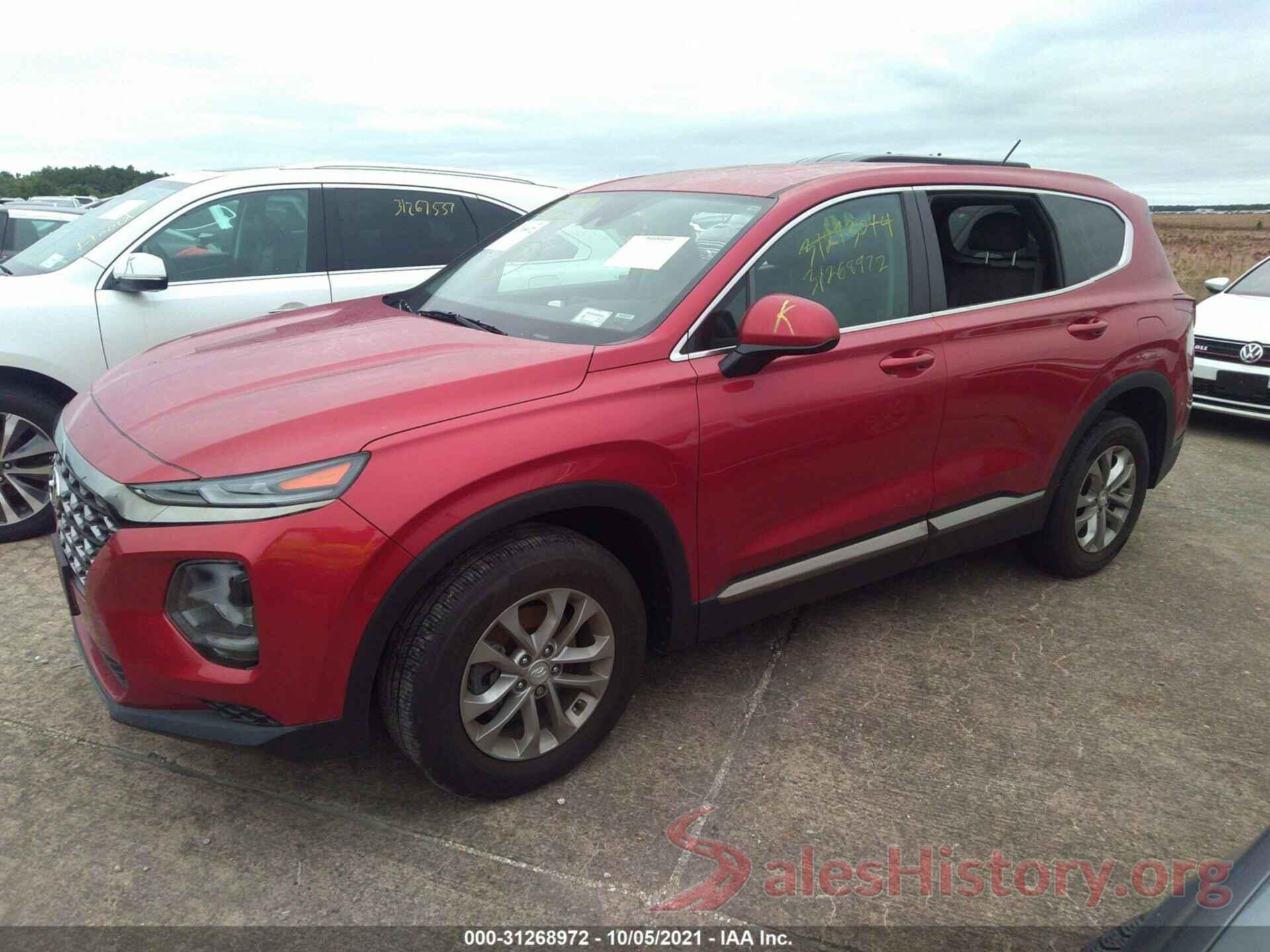 5NMS2CAD7KH087100 2019 HYUNDAI SANTA FE