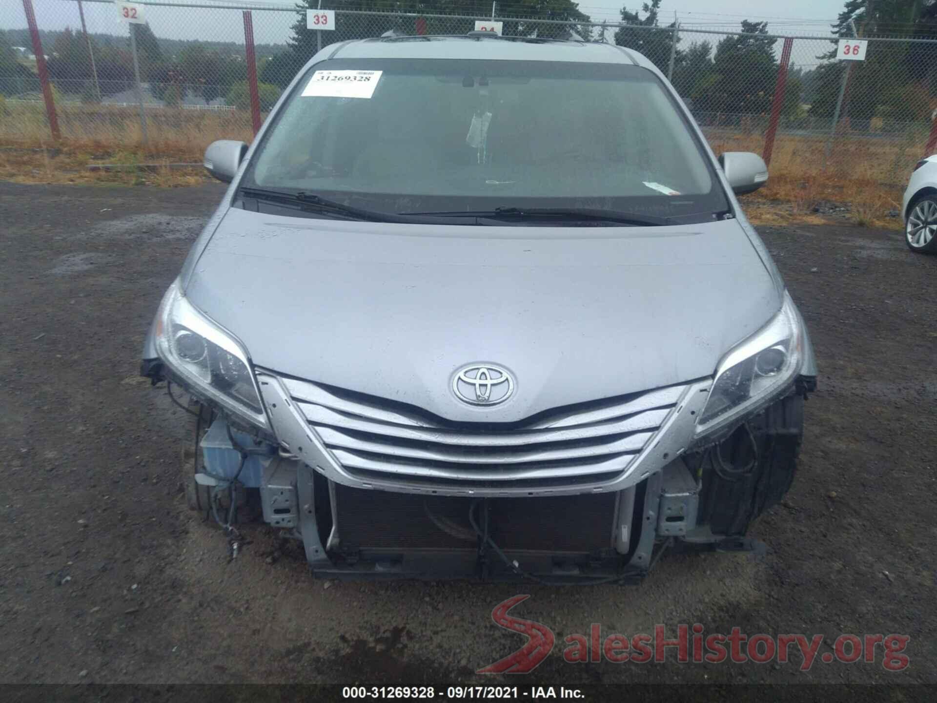 5TDDZ3DC0HS161664 2017 TOYOTA SIENNA