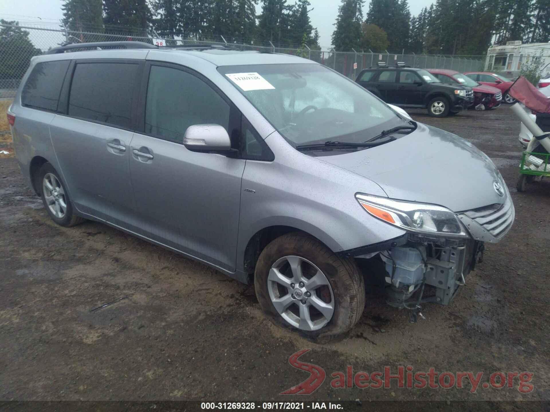 5TDDZ3DC0HS161664 2017 TOYOTA SIENNA