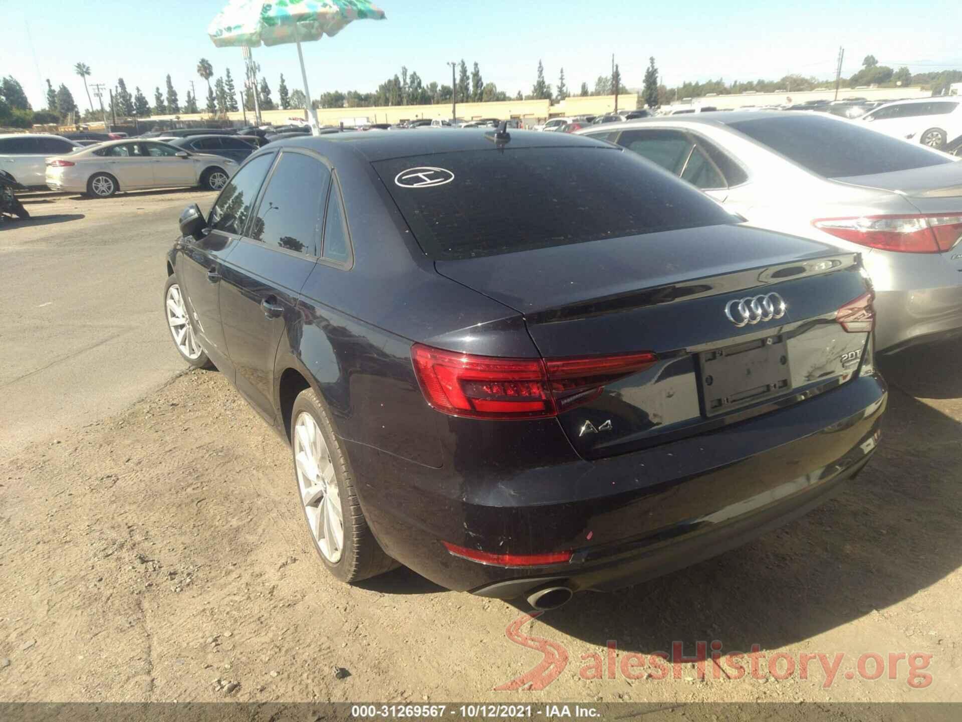 WAUANAF45HN060342 2017 AUDI A4