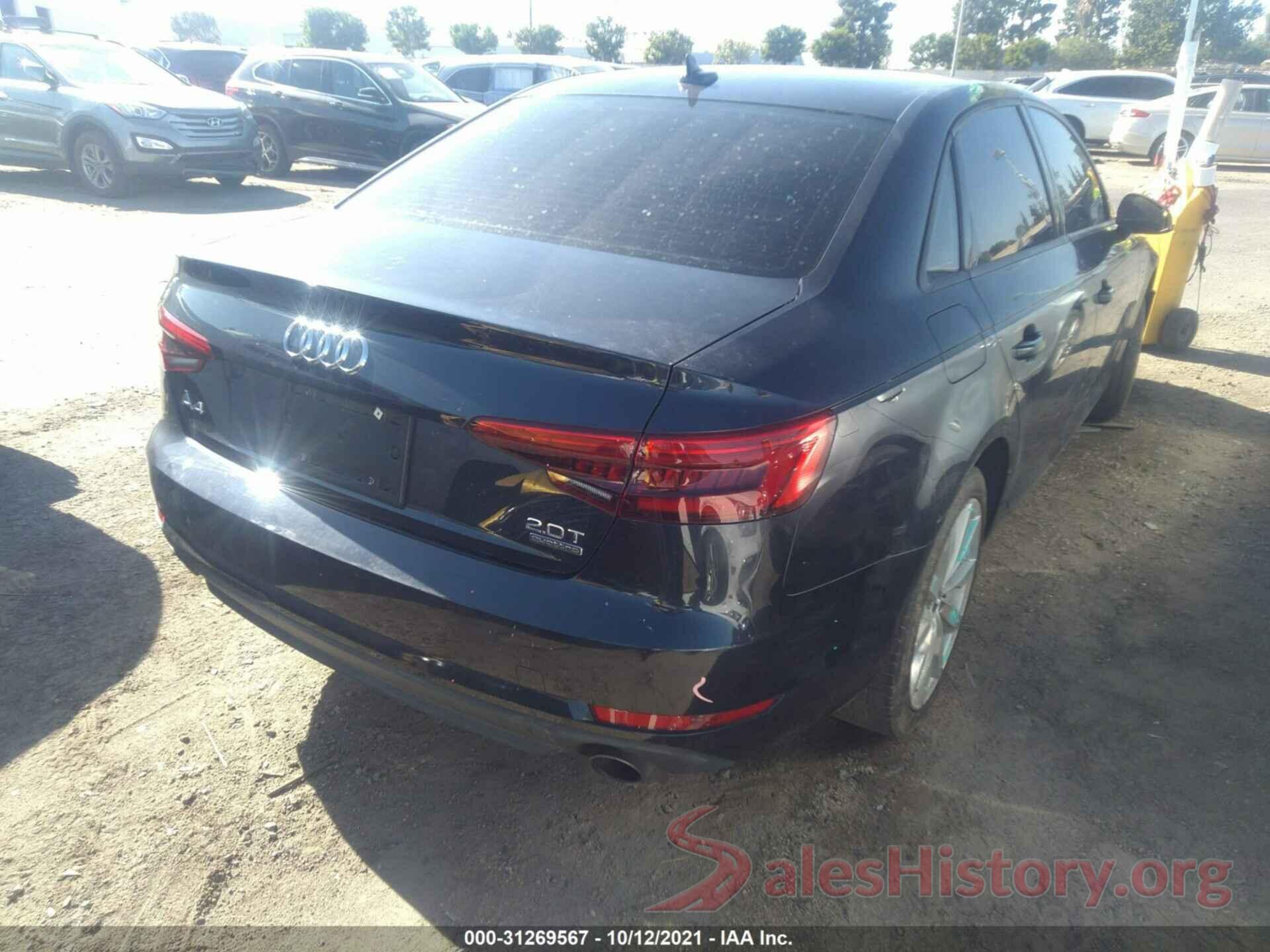 WAUANAF45HN060342 2017 AUDI A4