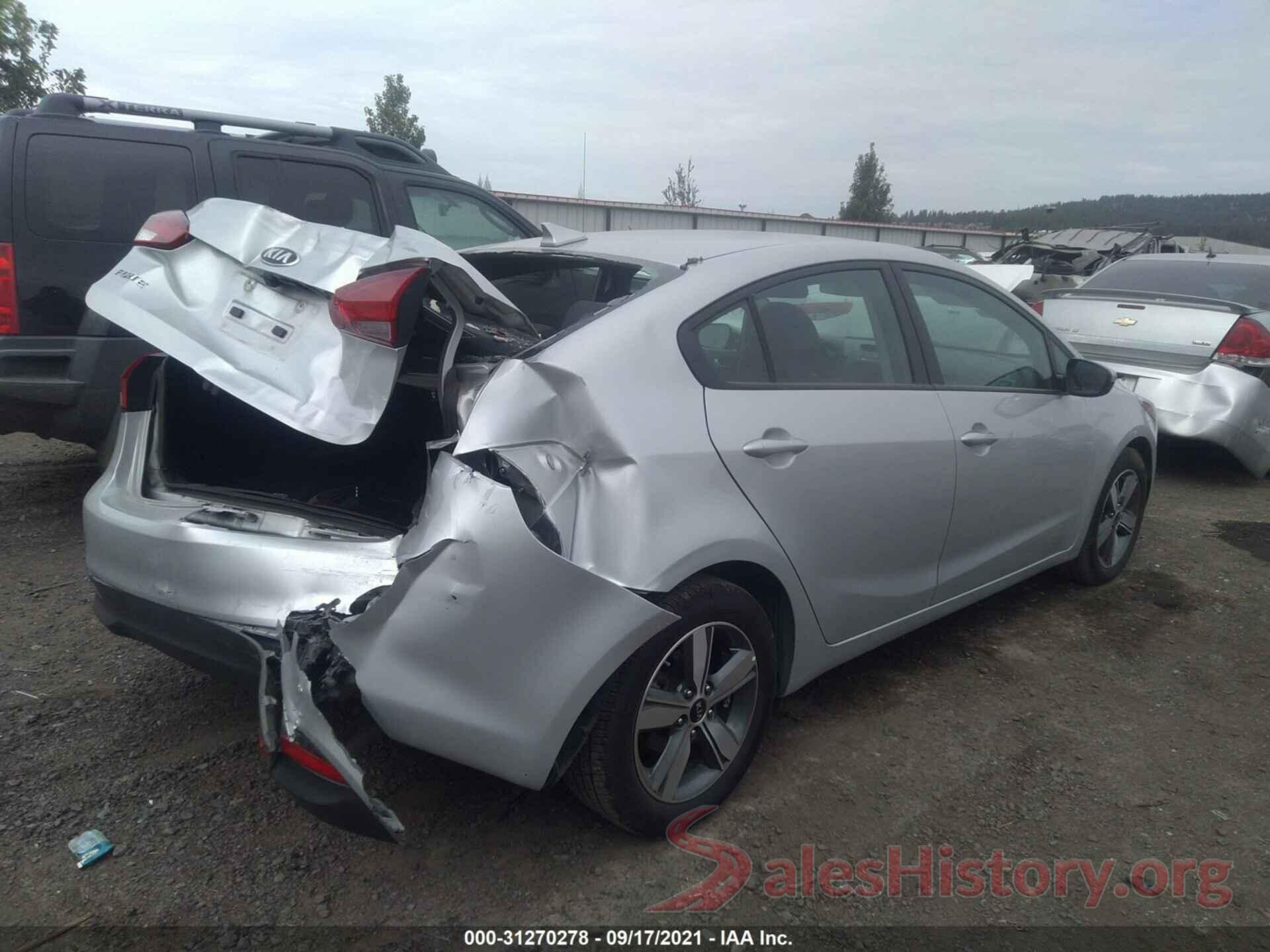 3KPFL4A72JE170745 2018 KIA FORTE