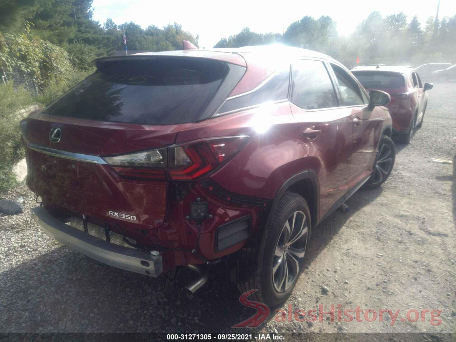 2T2HZMDA4MC301378 2021 LEXUS RX