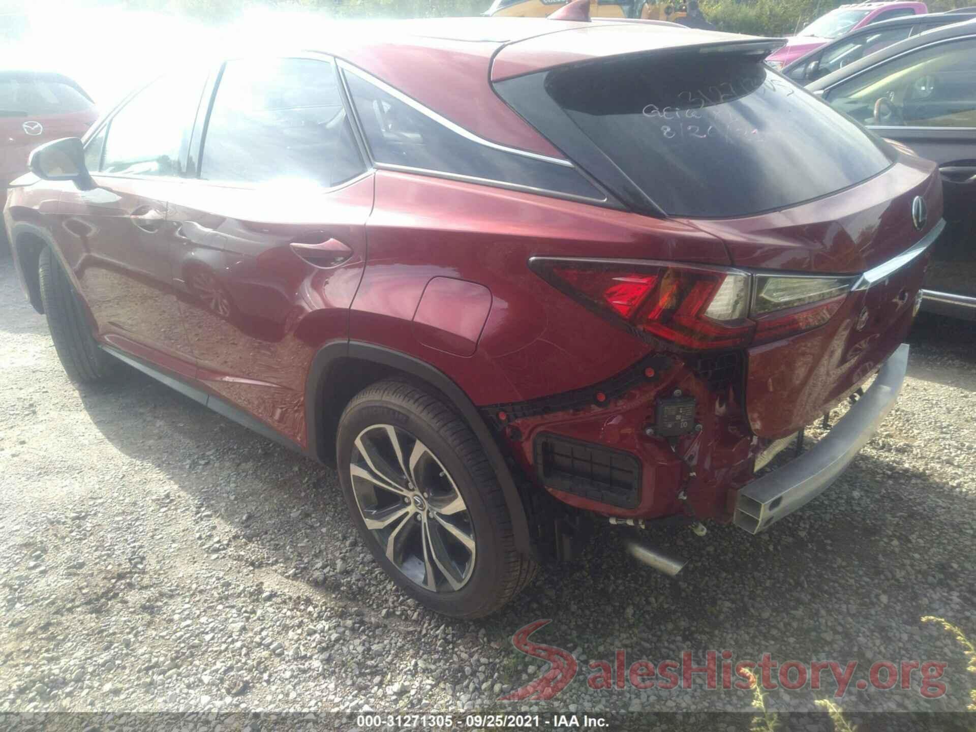 2T2HZMDA4MC301378 2021 LEXUS RX