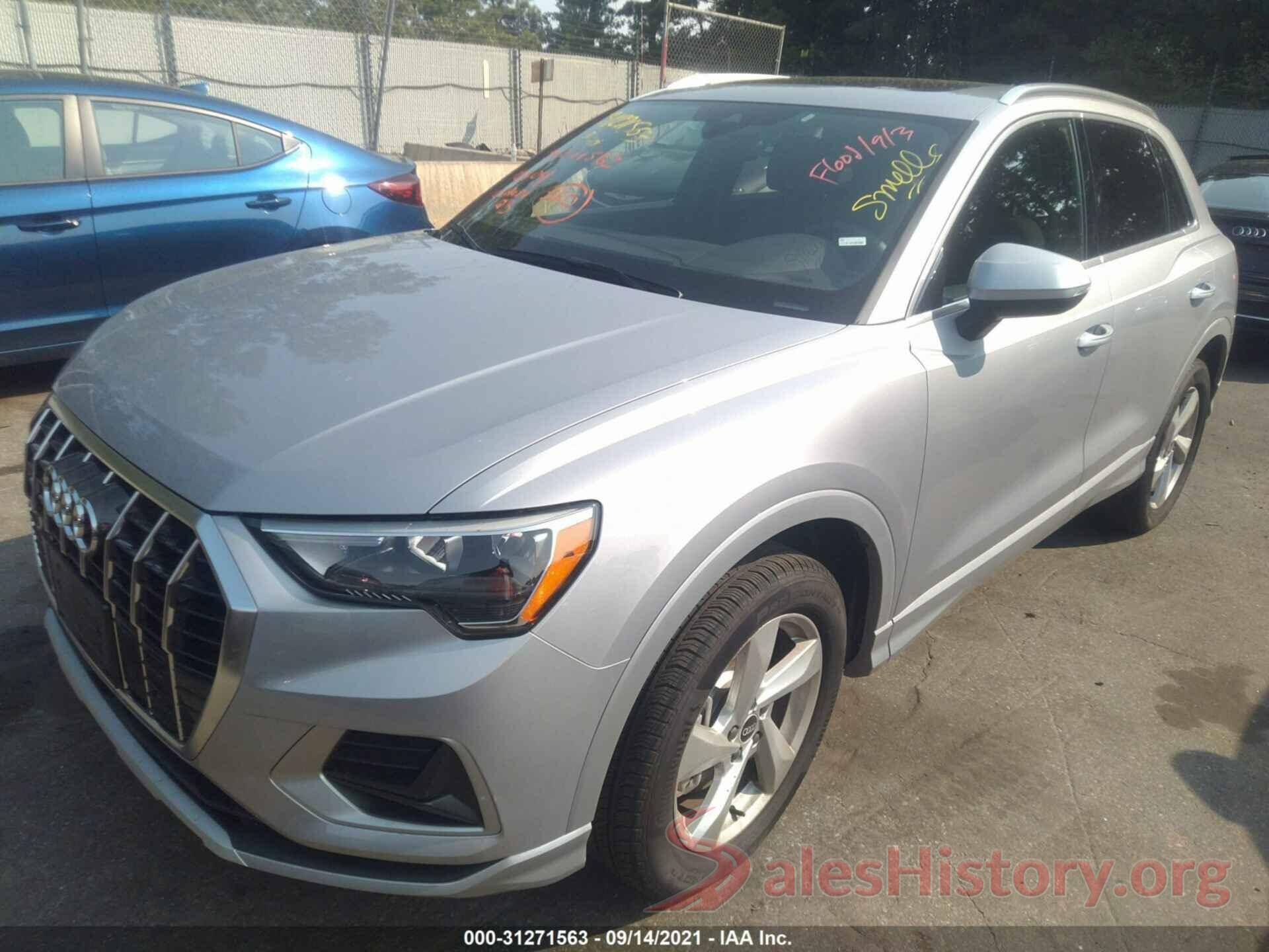 WA1AUCF32M1125832 2021 AUDI Q3