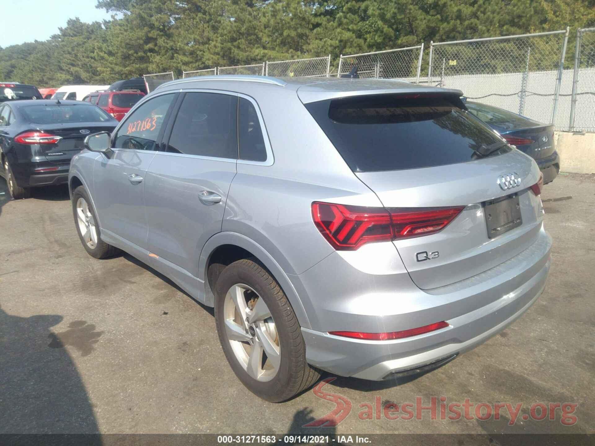 WA1AUCF32M1125832 2021 AUDI Q3