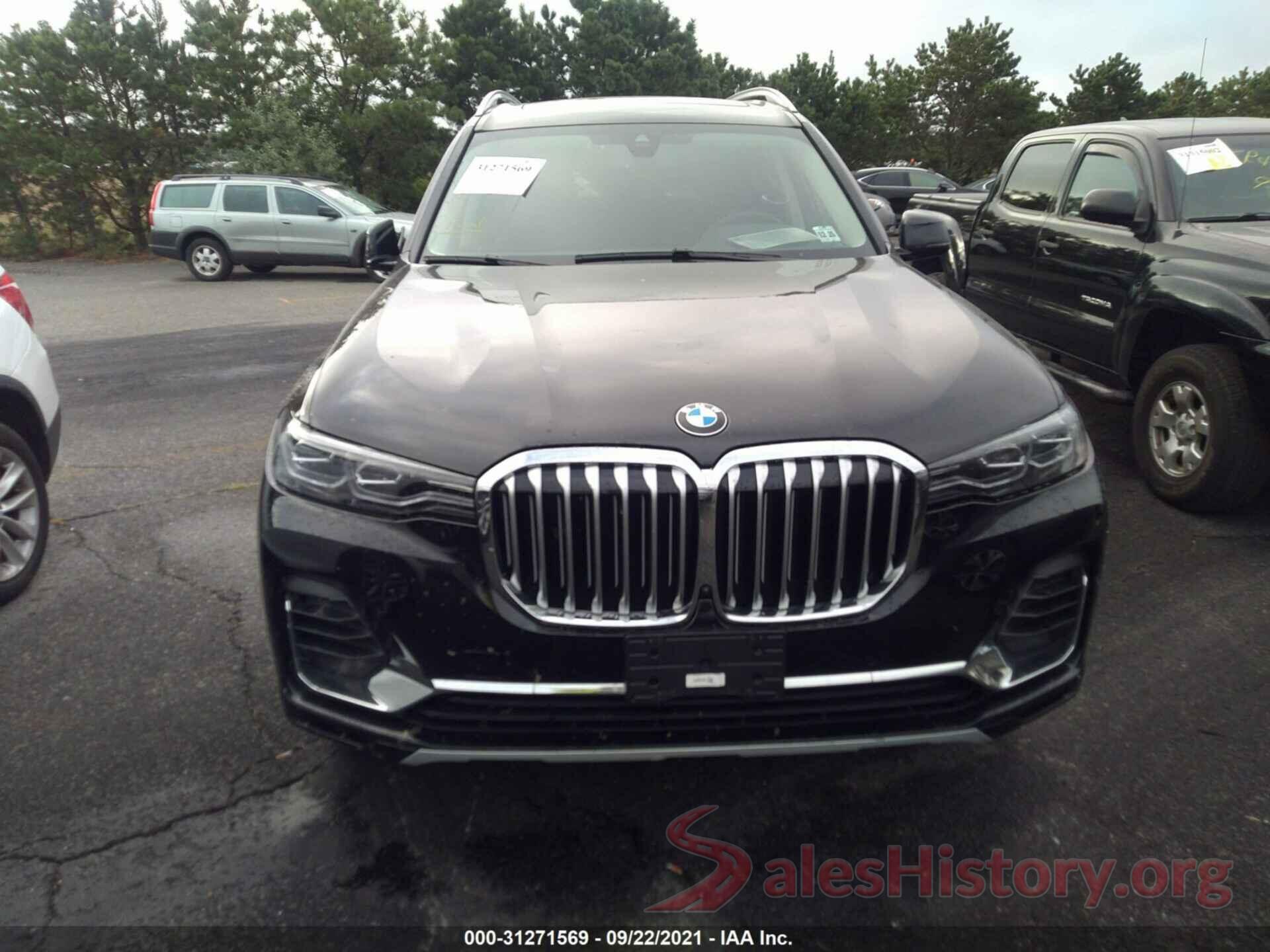 5UXCW2C02M9F32792 2021 BMW X7