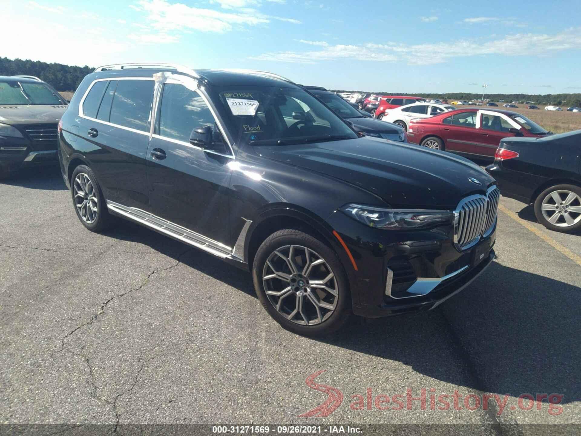 5UXCW2C02M9F32792 2021 BMW X7