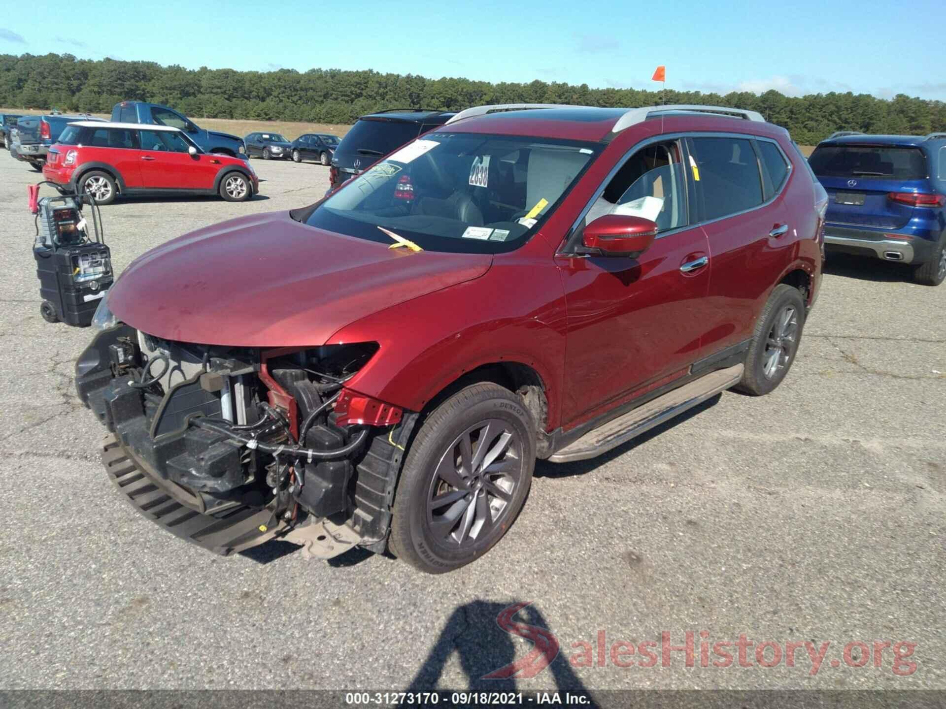 5N1AT2MV1GC861799 2016 NISSAN ROGUE