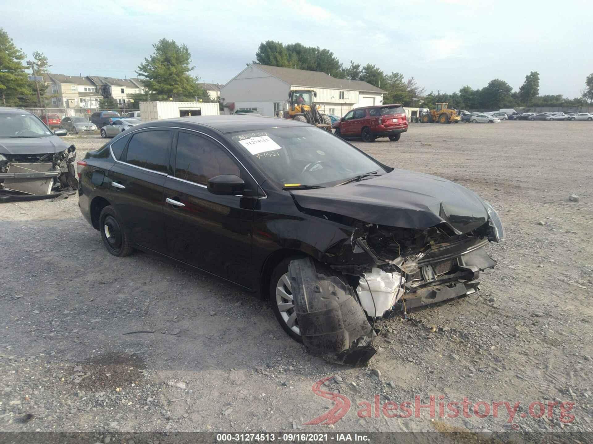 3N1AB7AP1HL641534 2017 NISSAN SENTRA