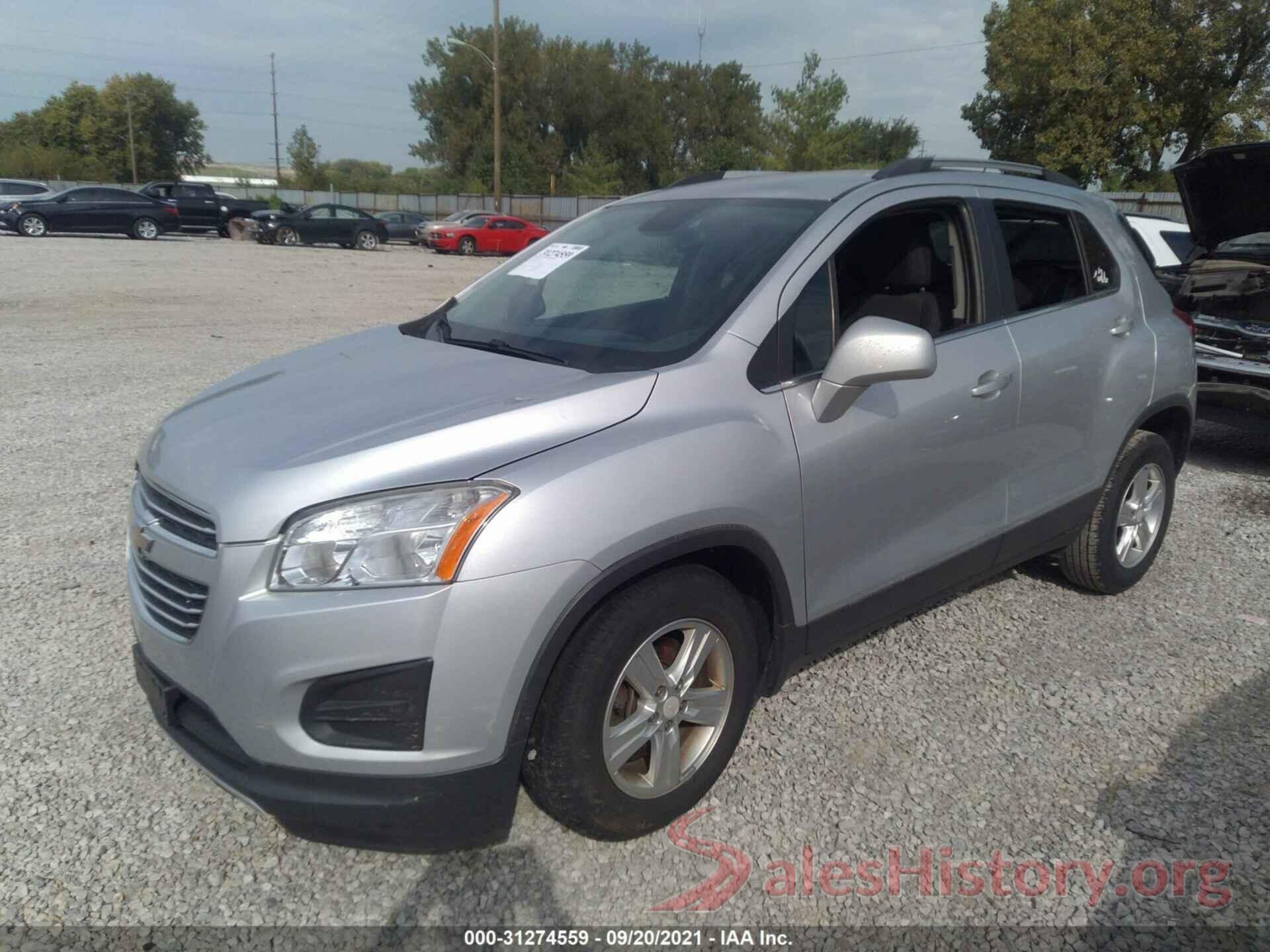 3GNCJLSB0GL130746 2016 CHEVROLET TRAX