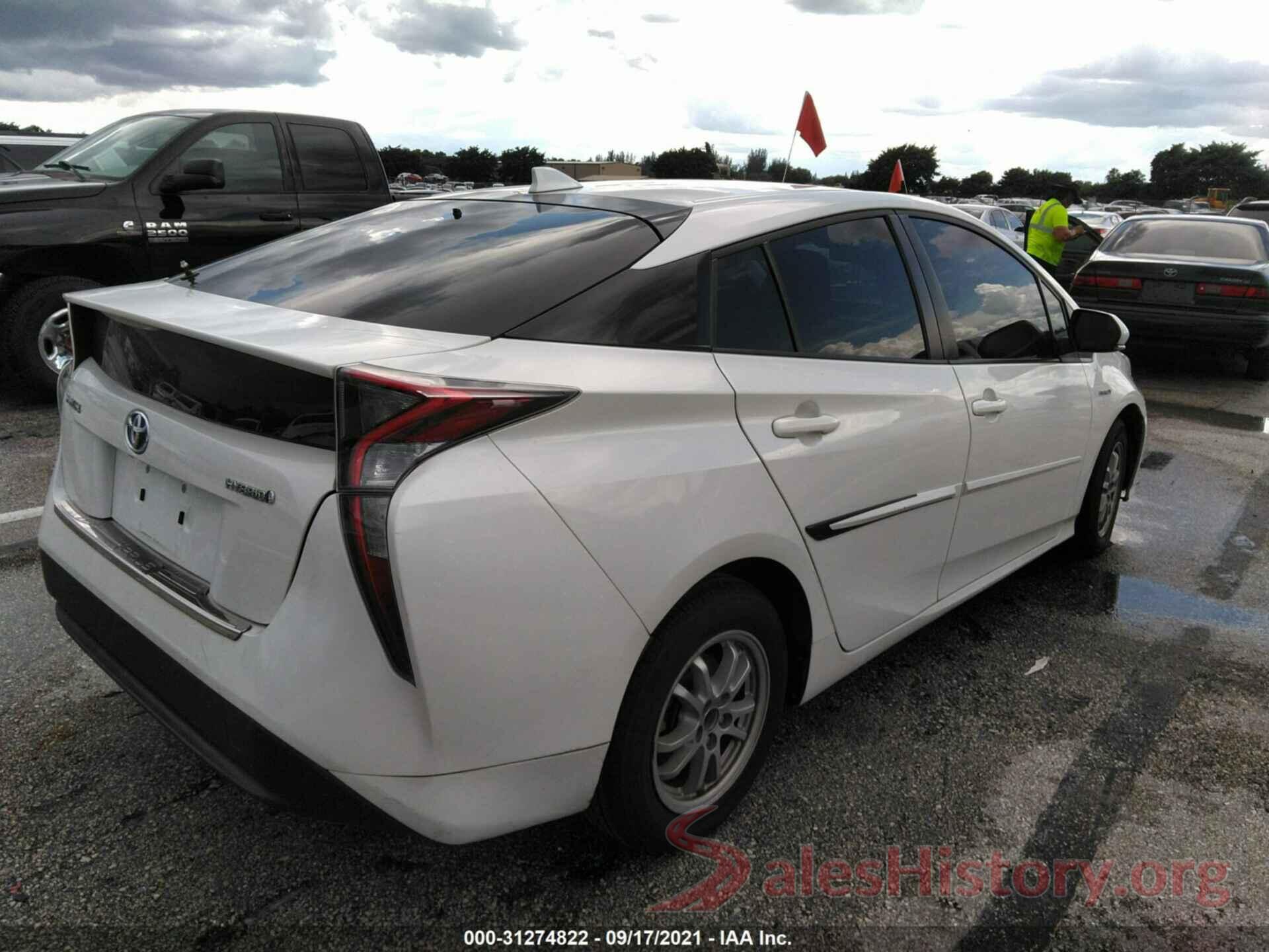 JTDKBRFU5G3015118 2016 TOYOTA PRIUS