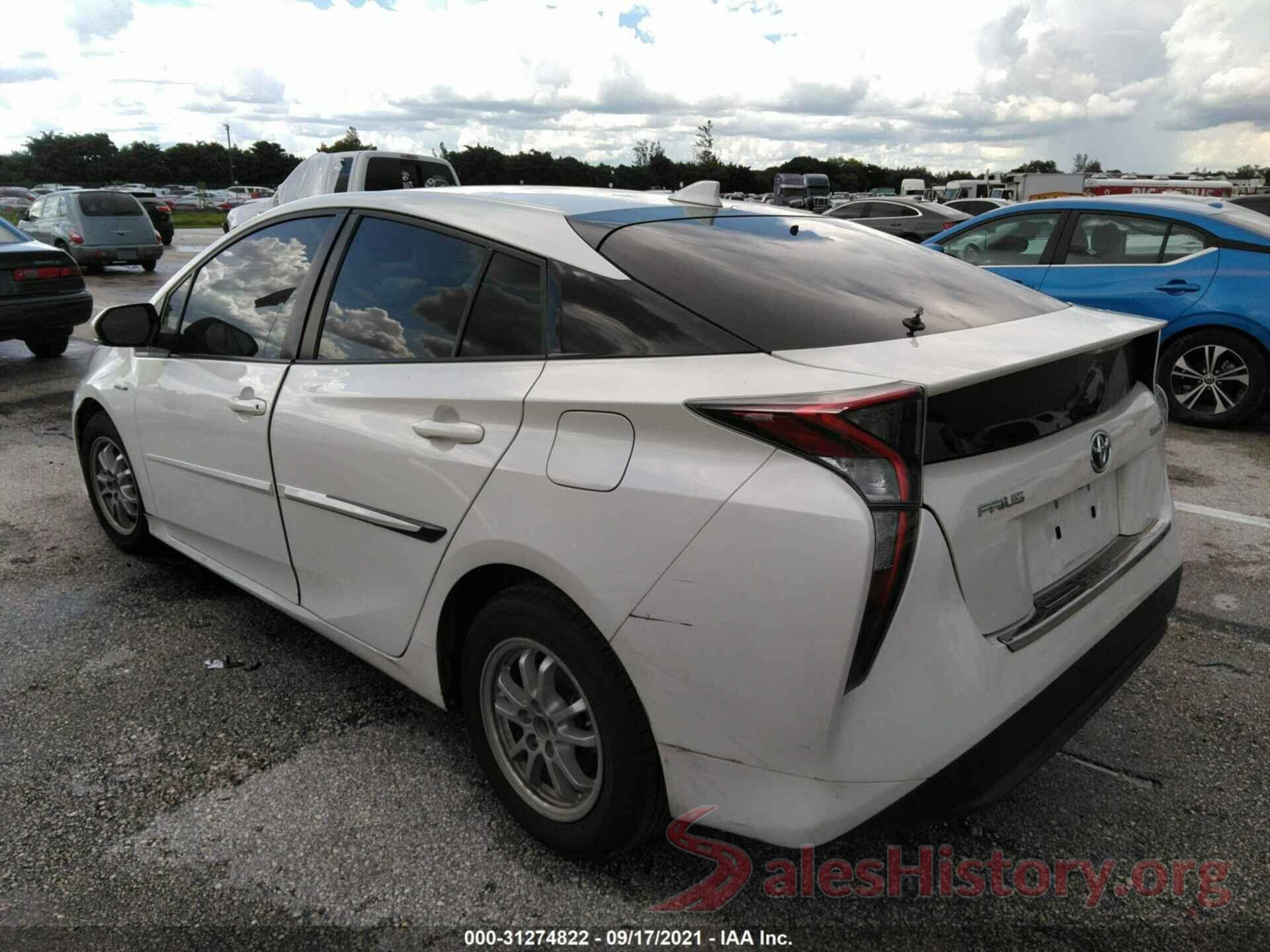 JTDKBRFU5G3015118 2016 TOYOTA PRIUS