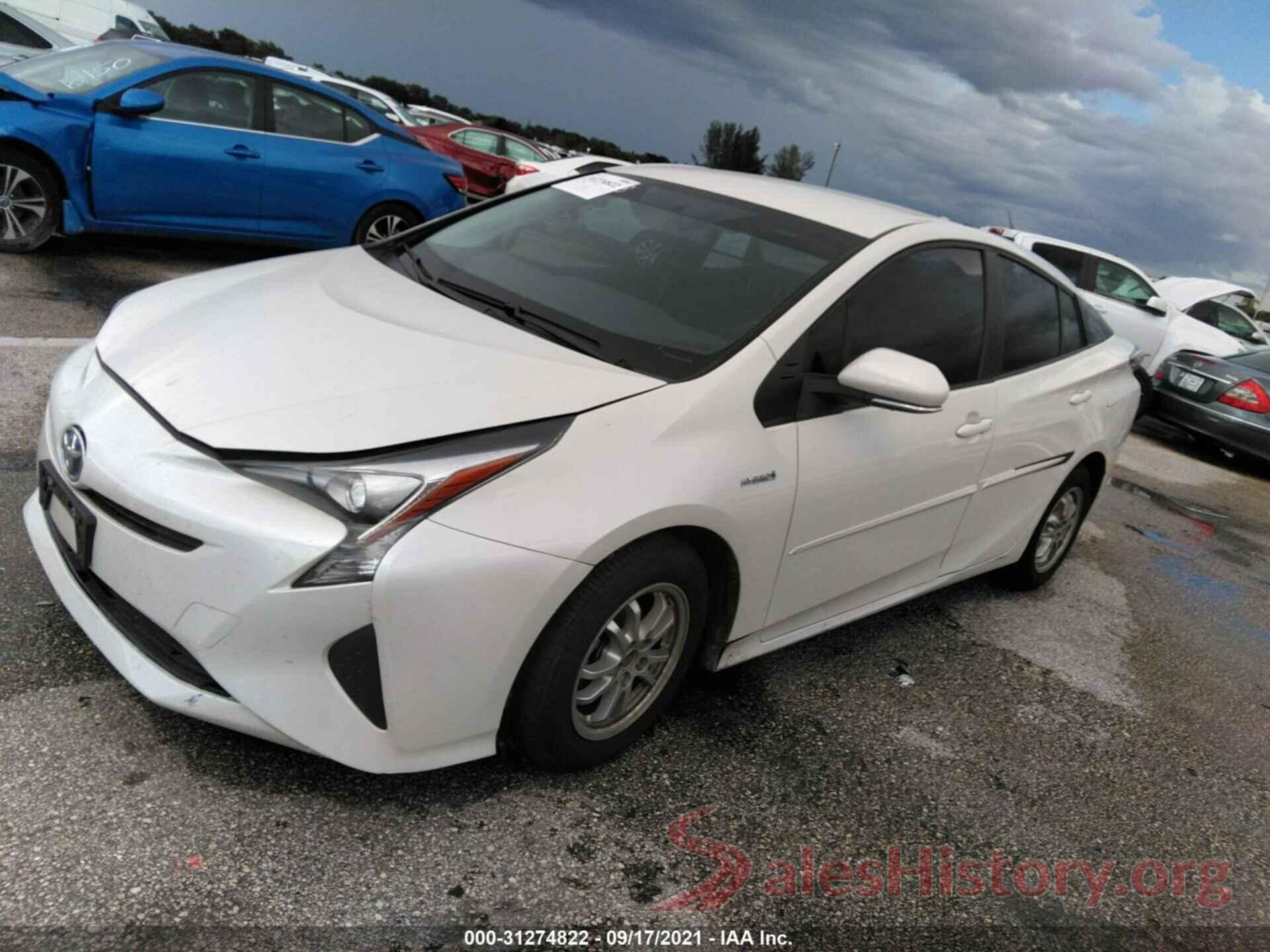 JTDKBRFU5G3015118 2016 TOYOTA PRIUS