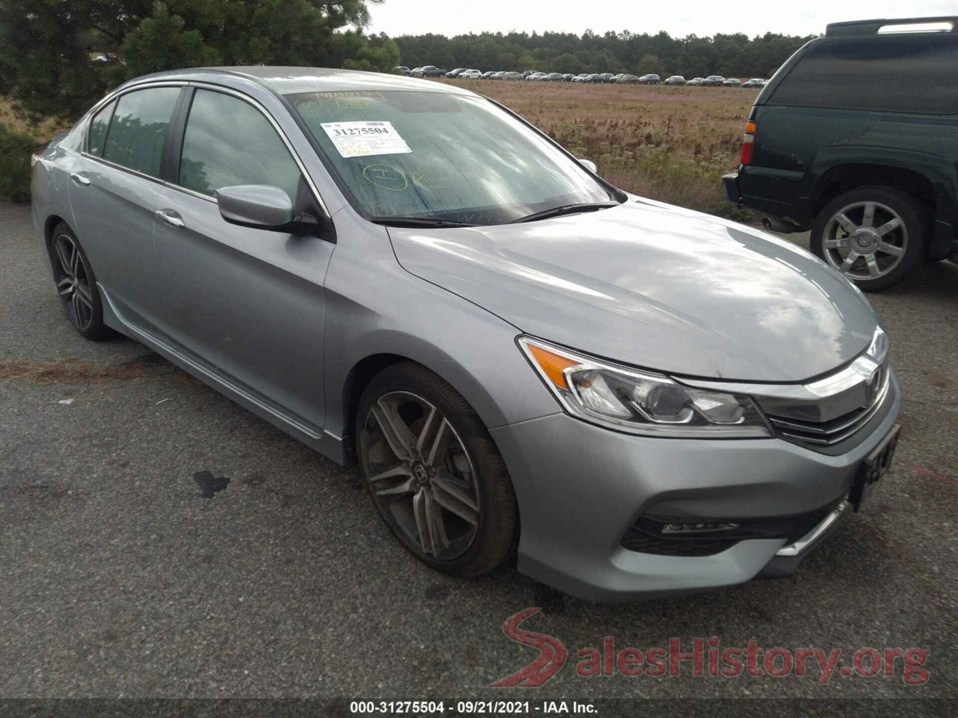 1HGCR2F52GA167144 2016 HONDA ACCORD SEDAN