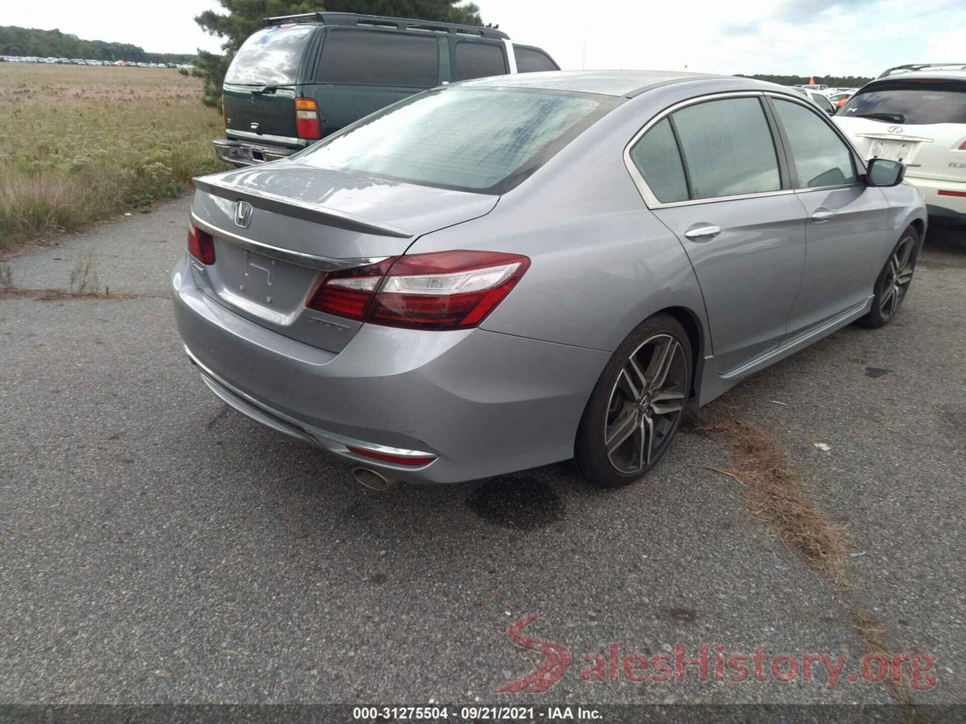 1HGCR2F52GA167144 2016 HONDA ACCORD SEDAN