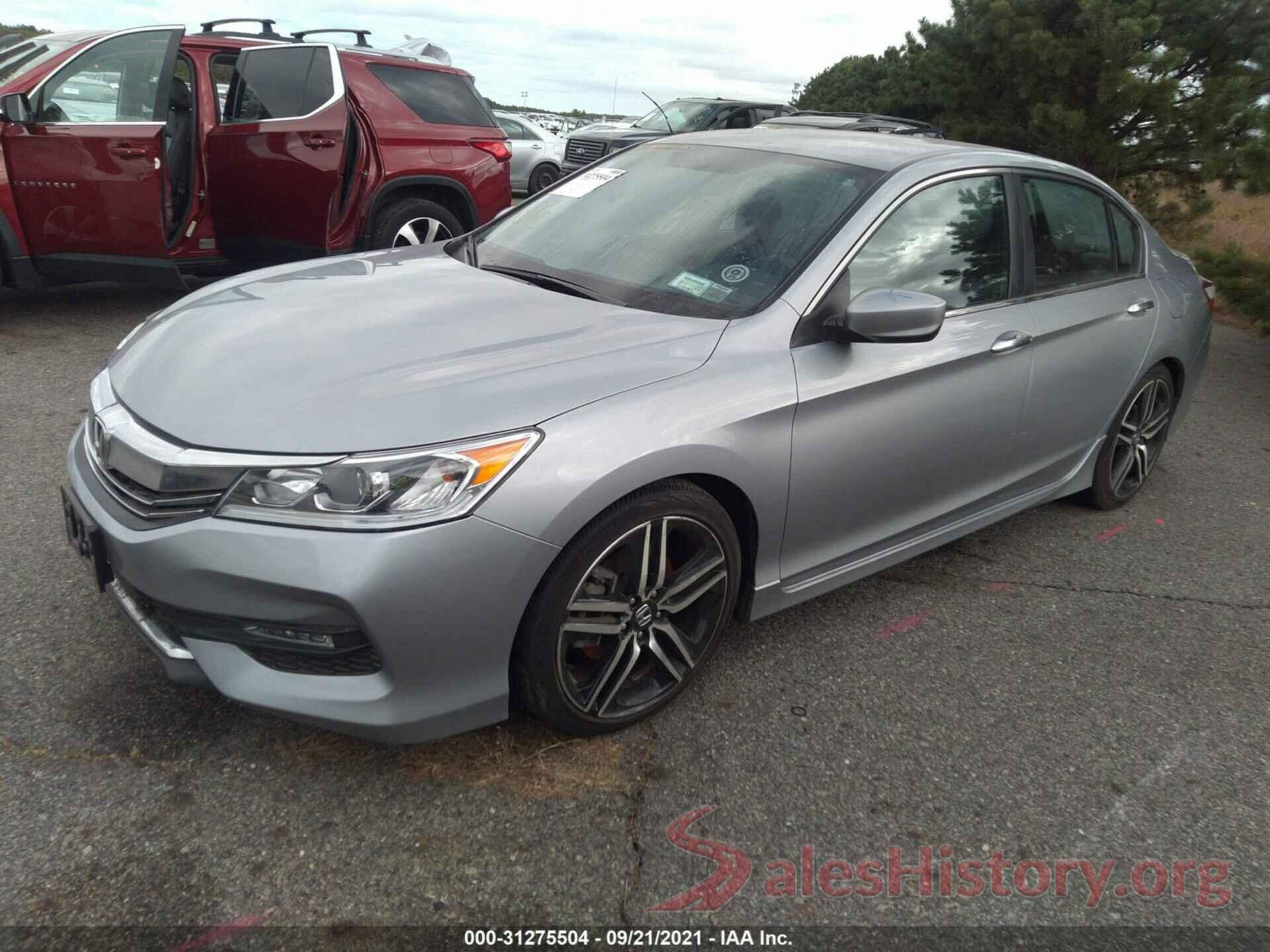 1HGCR2F52GA167144 2016 HONDA ACCORD SEDAN