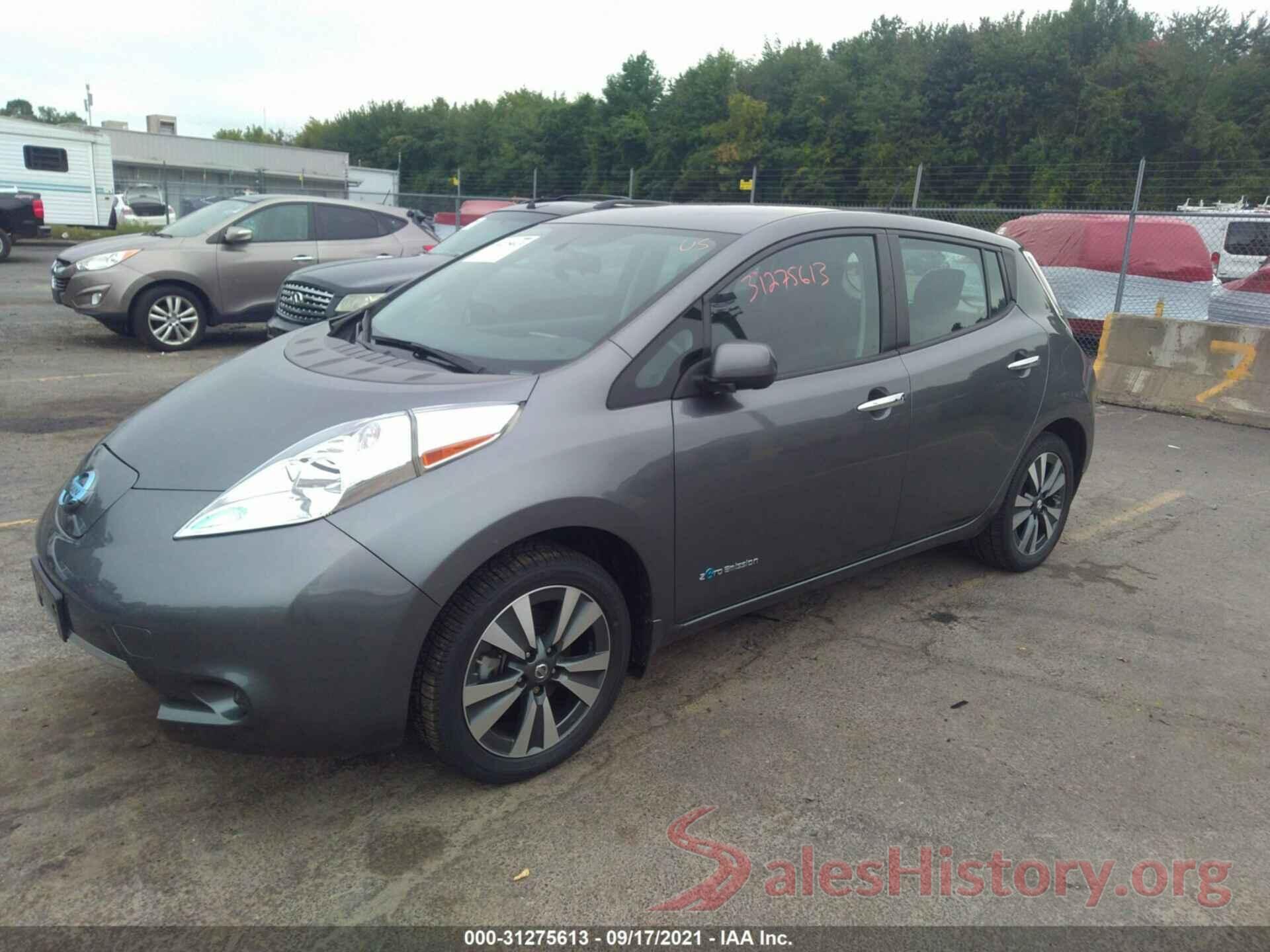 1N4BZ0CPXHC304329 2017 NISSAN LEAF