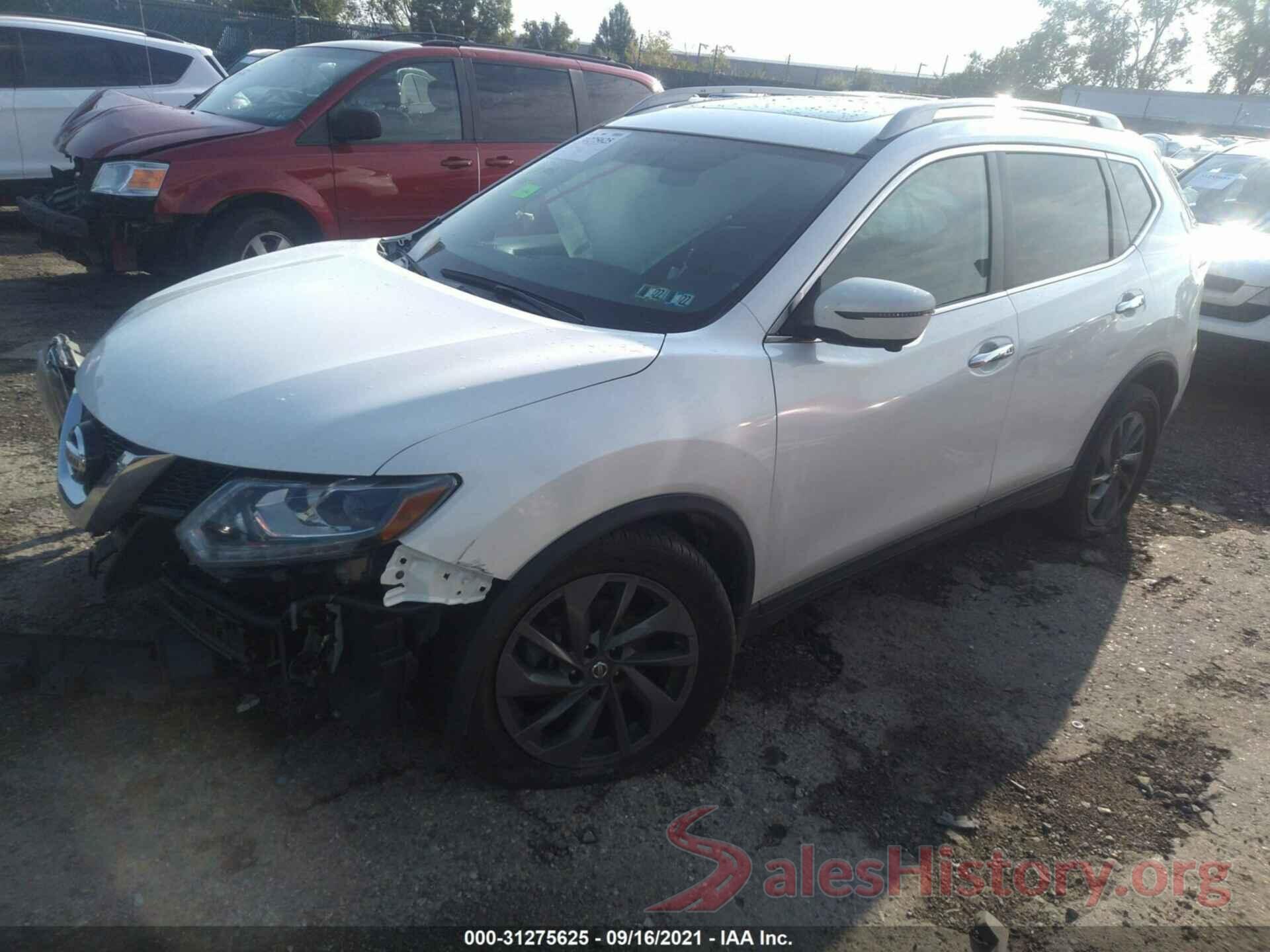 5N1AT2MVXGC925421 2016 NISSAN ROGUE