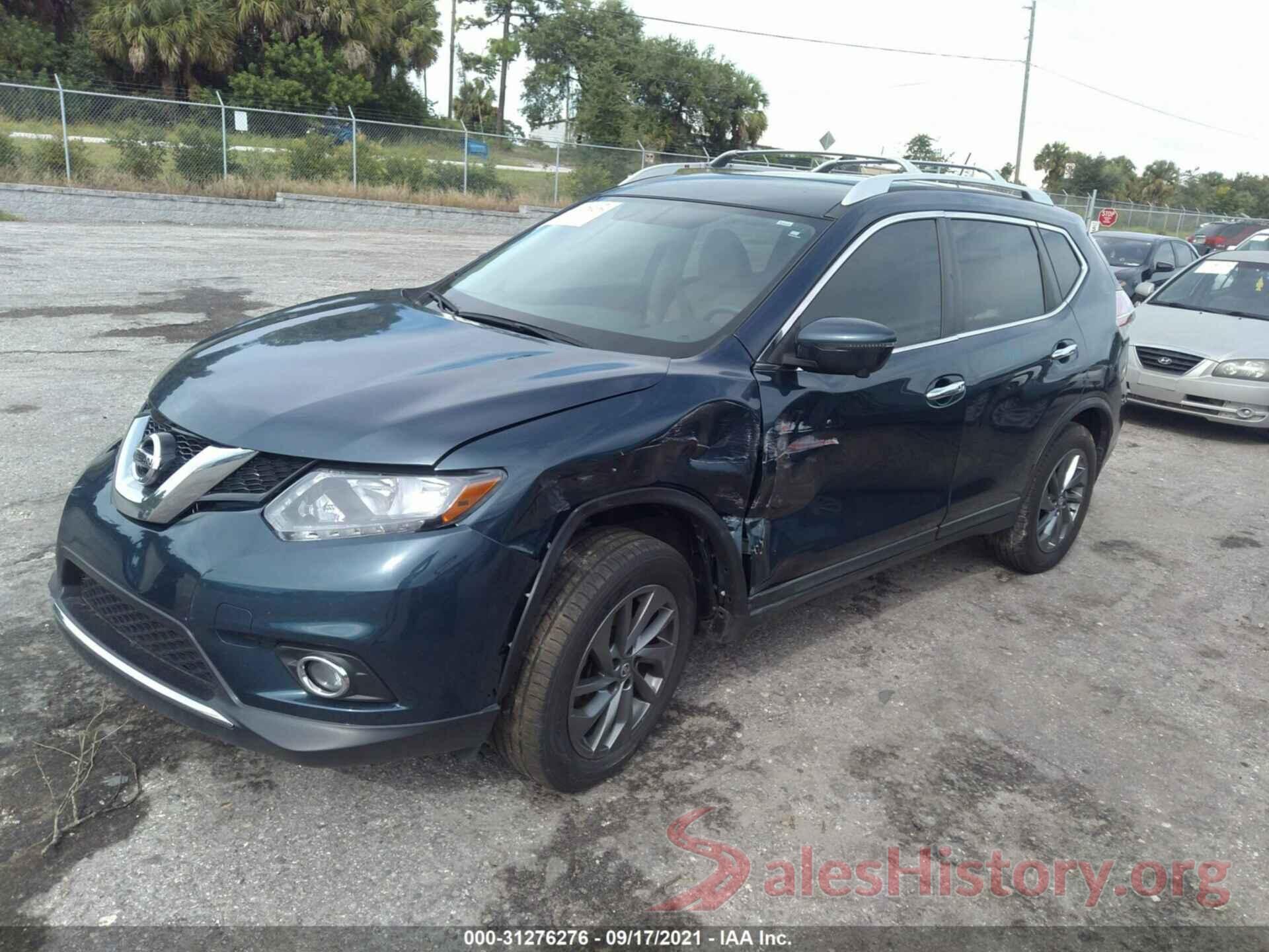 KNMAT2MT2GP706433 2016 NISSAN ROGUE