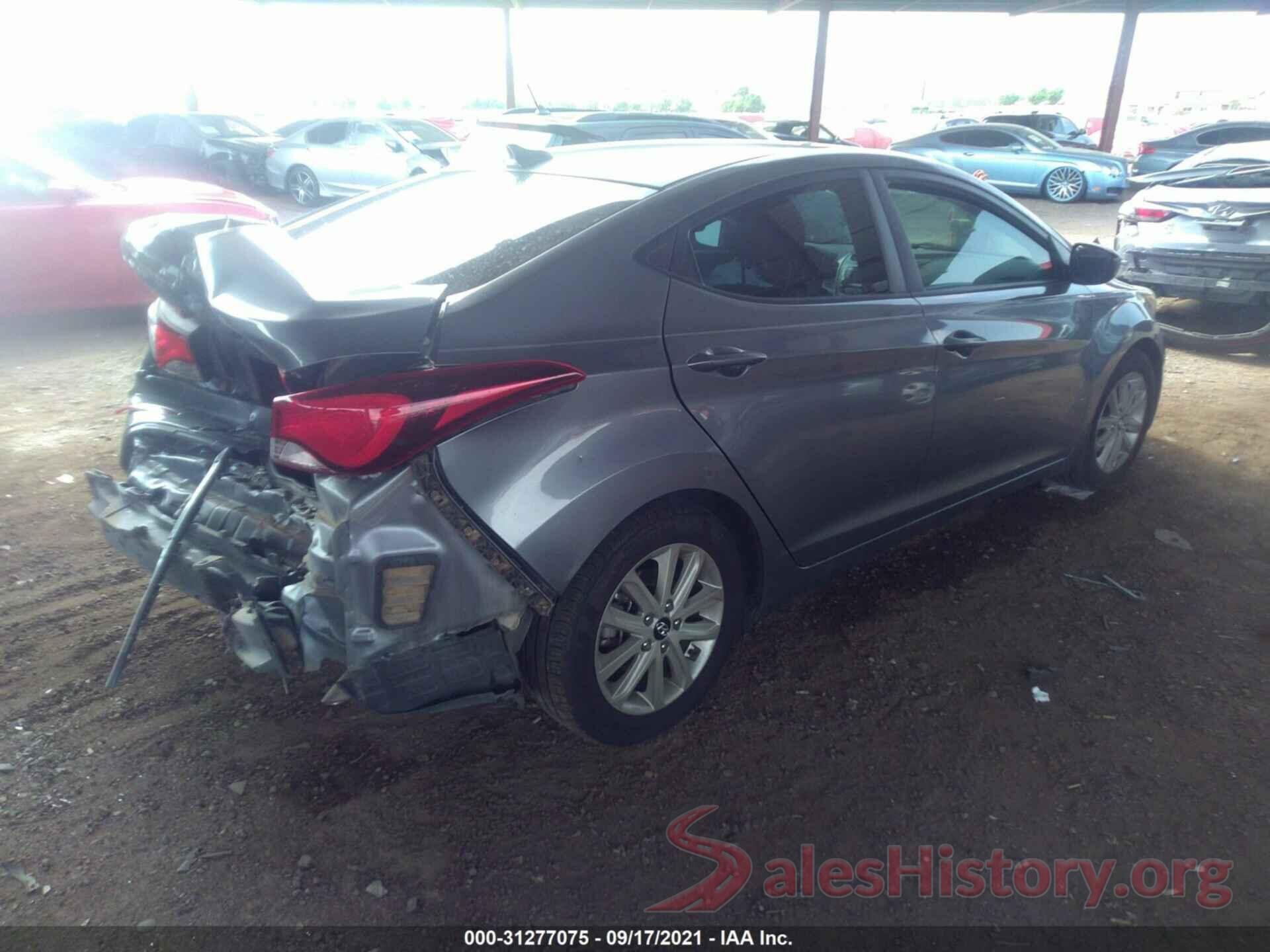 KMHDH4AEZGU568440 2016 HYUNDAI ELANTRA